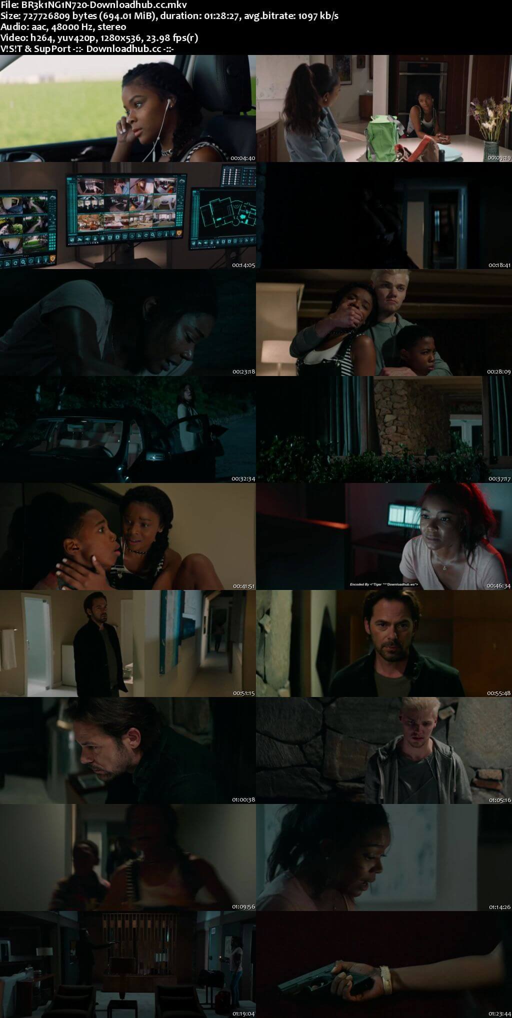 Breaking In 2018 English 720p Web-DL 700MB ESubs