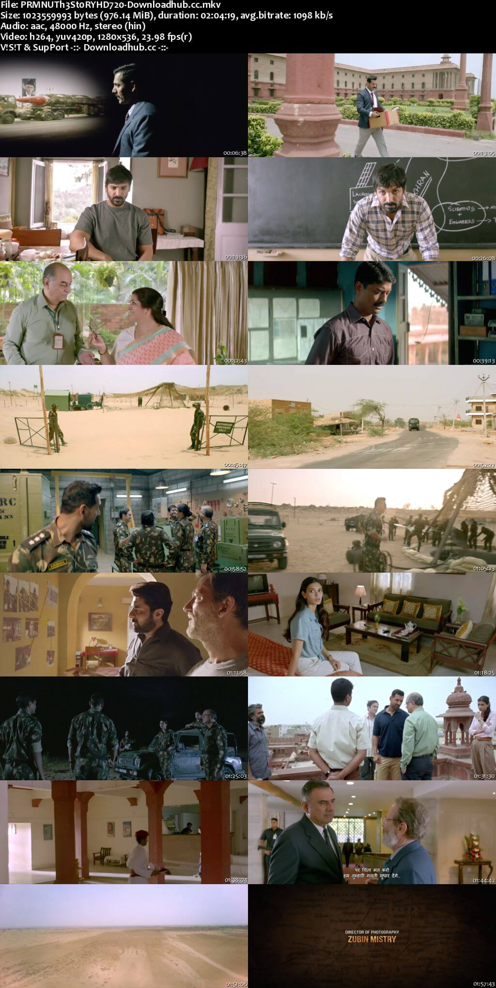 Parmanu The Story of Pokhran 2018 Hindi 720p HDRip