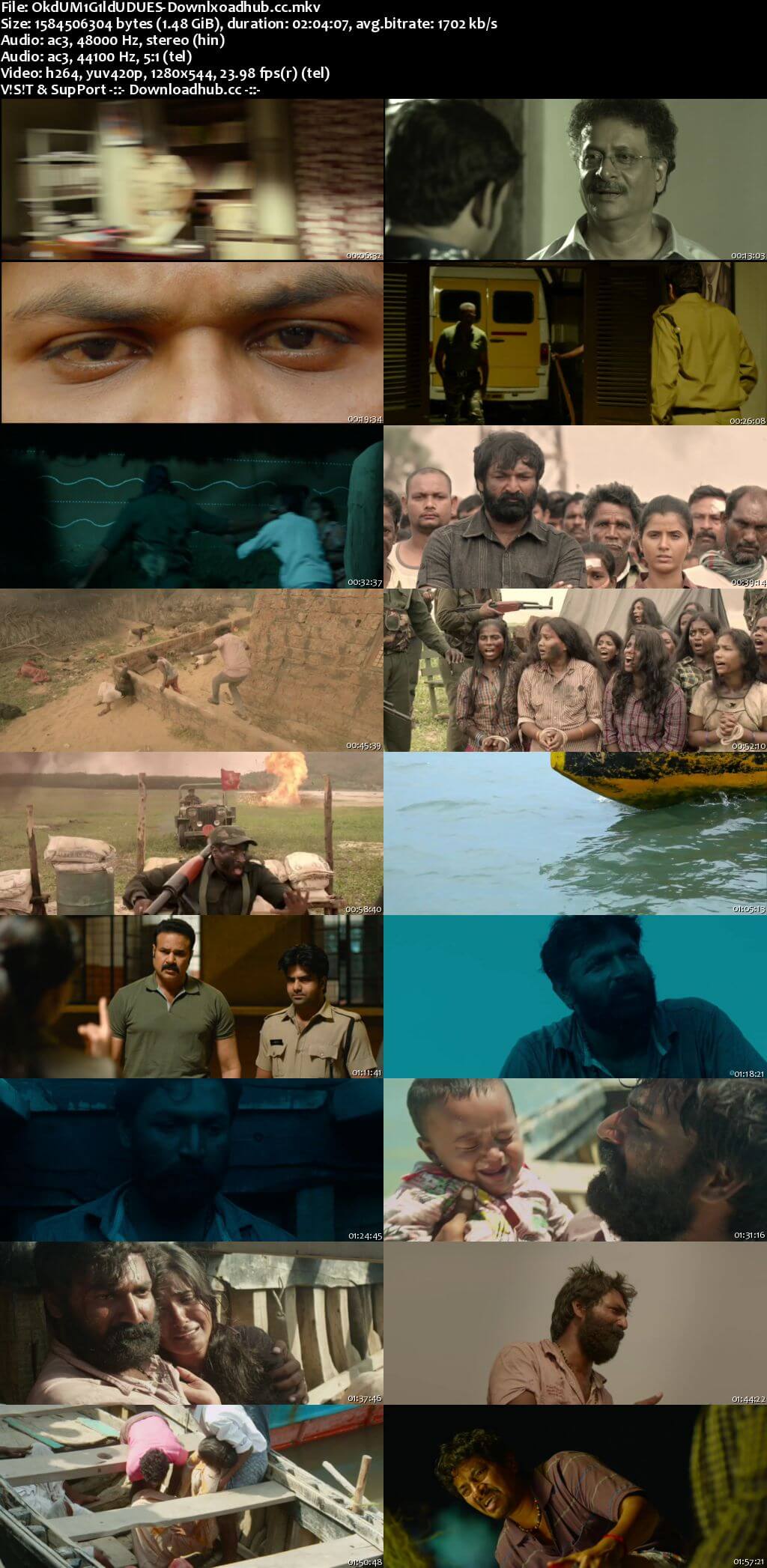 Okkadu Migiladu 2017 Dual Audio 720p UNCUT HDRip [Hindi - Telugu]