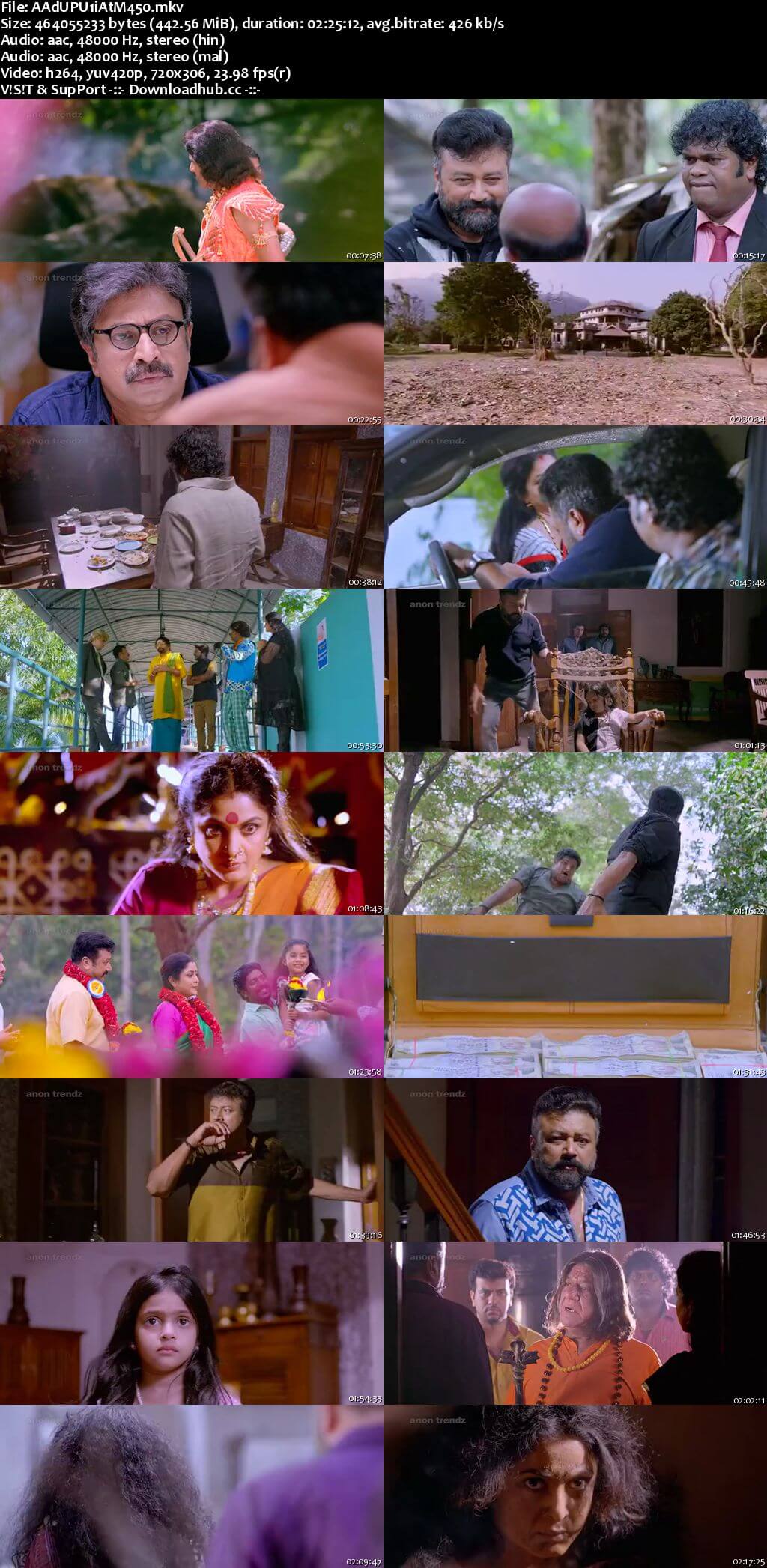 Aadupuliyattam 2016 Hindi Dual Audio 450MB UNCUT DVDRip 480p ESubs