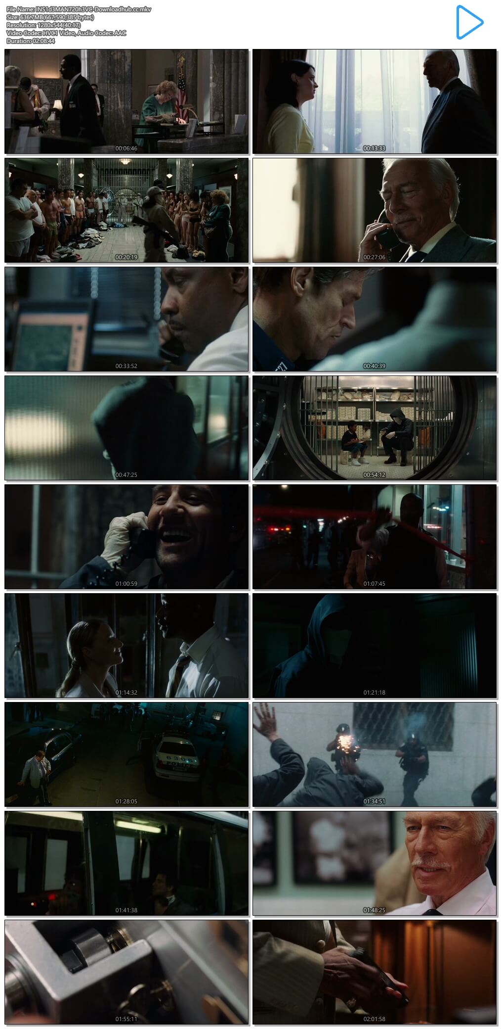 Inside Man 2006 Hindi Dual Audio 600MB BluRay 720p ESubs HEVC