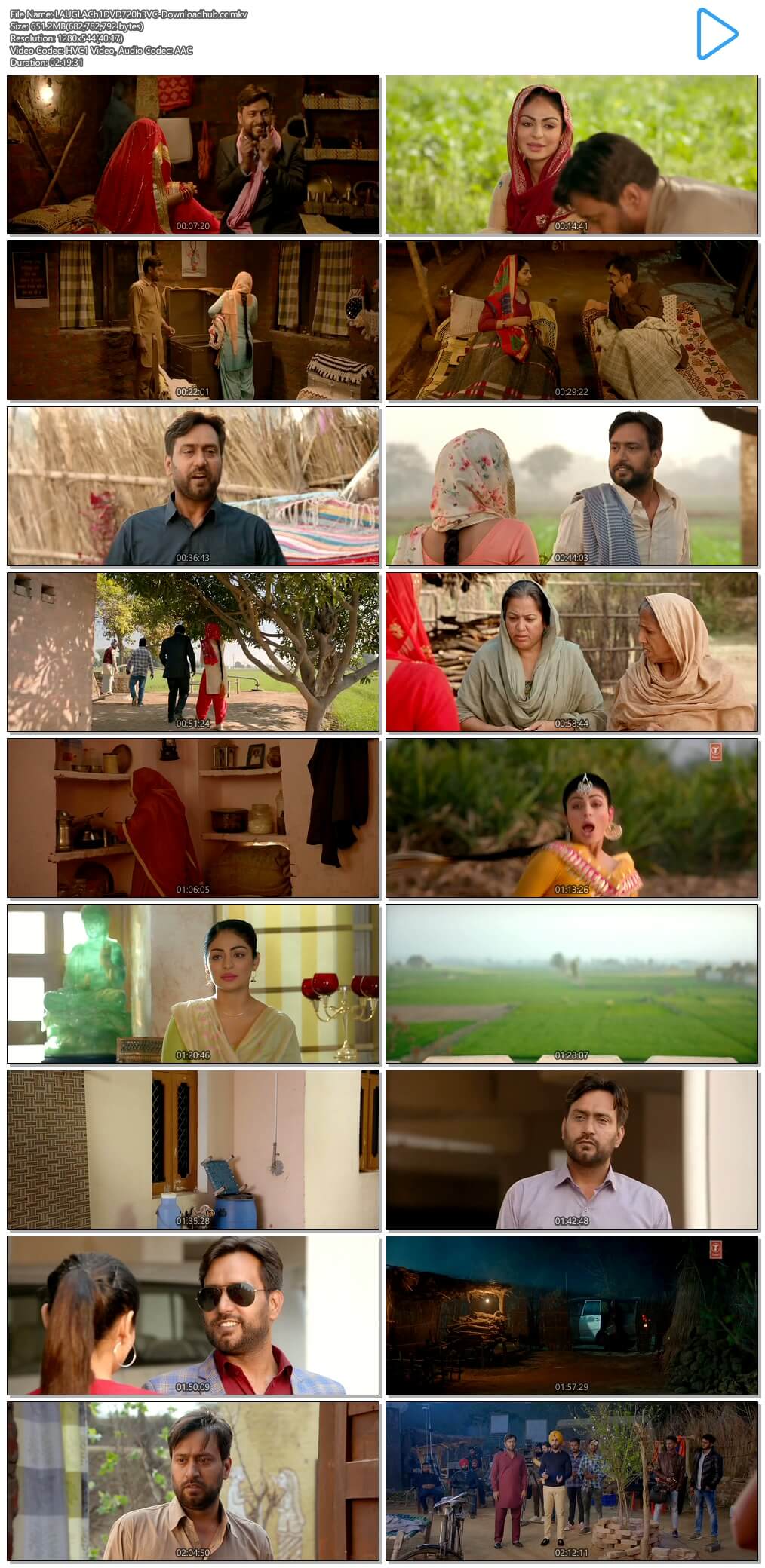 Laung Laachi 2018 Punjabi 650MB DVDRip 720p ESubs HEVC