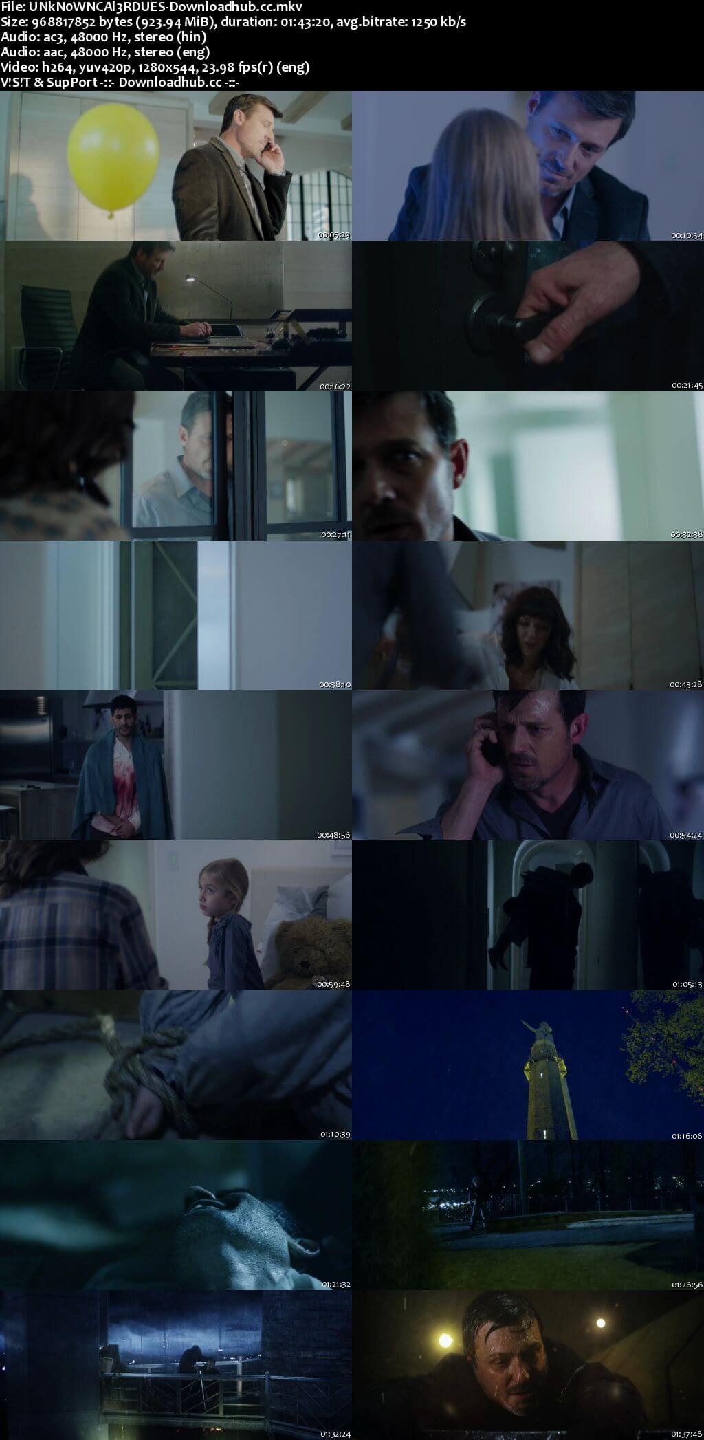 Unknown Caller 2014 Dual Audio 720p BluRay [Hindi - English] ESubs