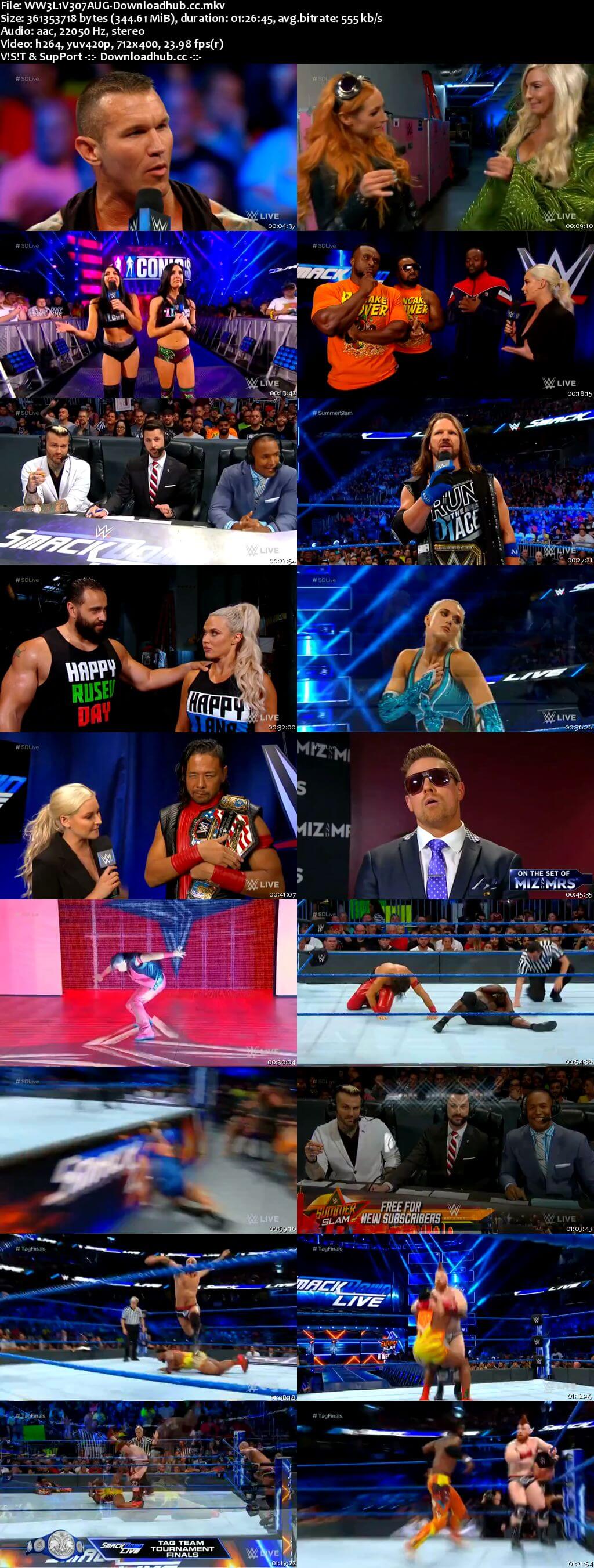 WWE Smackdown Live 07 August 2018 480p HDTV Download