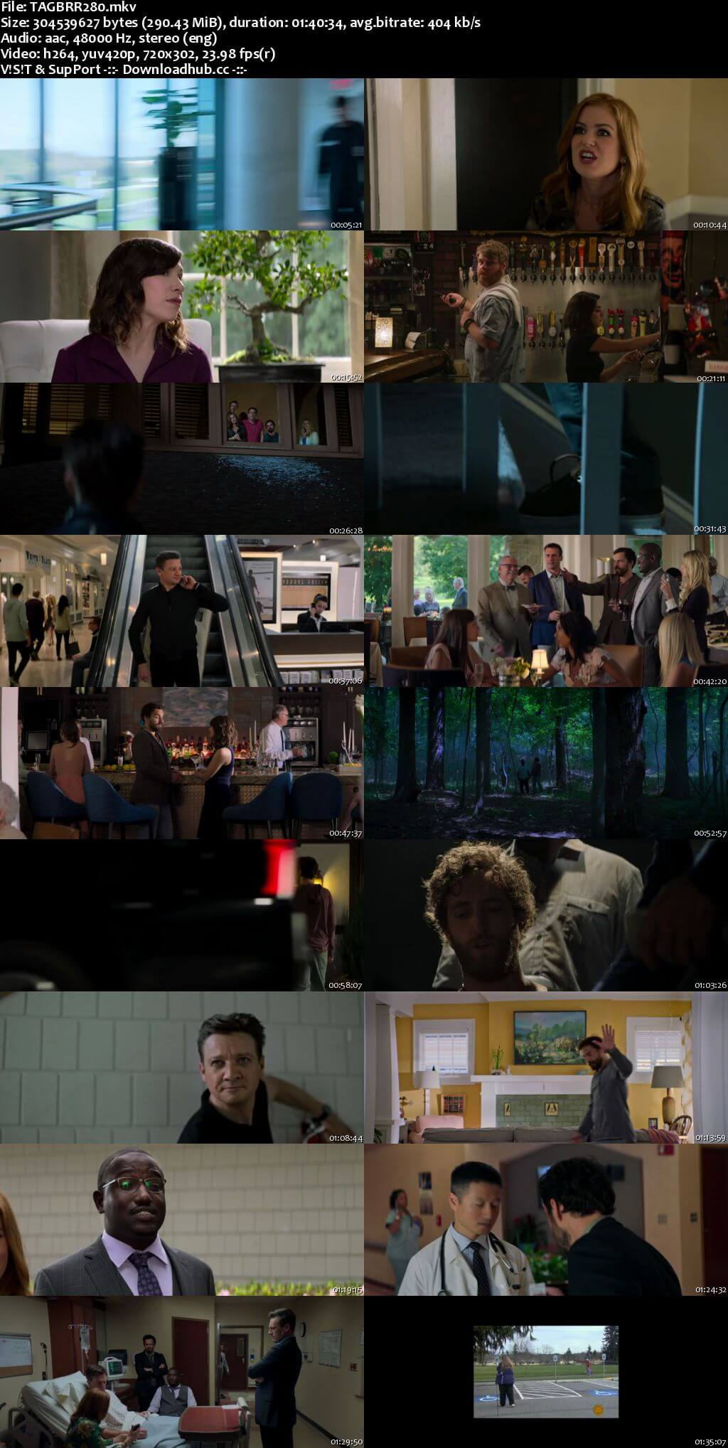 Tag 2018 English 280MB BRRip 480p ESubs