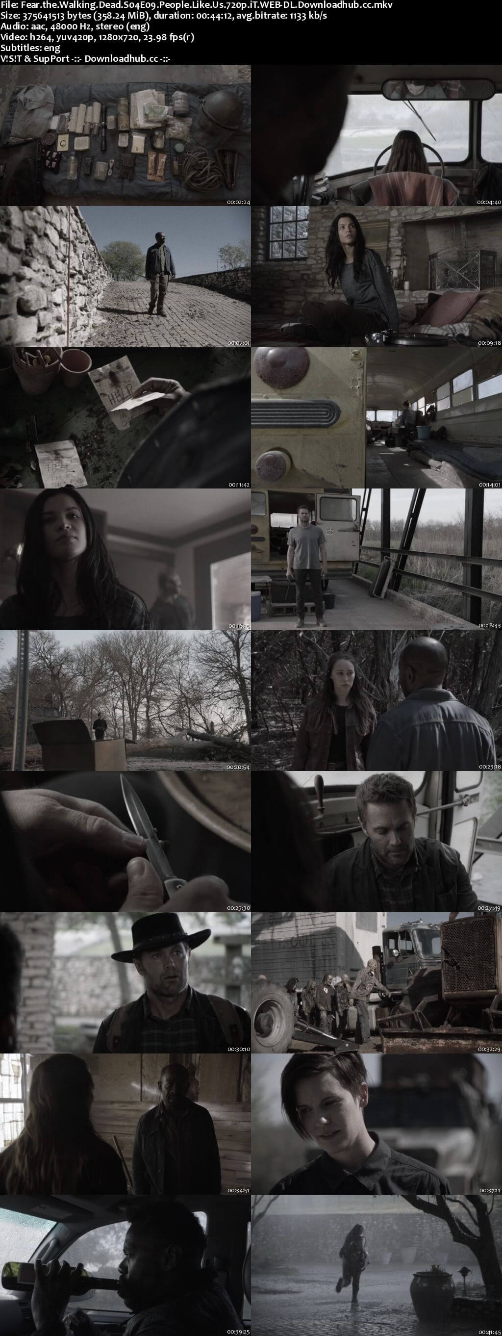 Fear the Walking Dead S04E09 350MB WEBRip 720p x264 ESubs