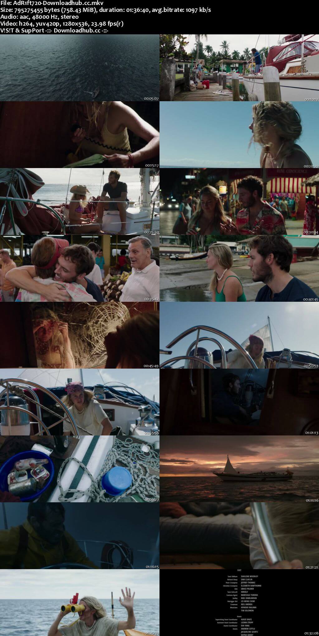 Adrift 2018 English 720p Web-DL 750MB ESubs