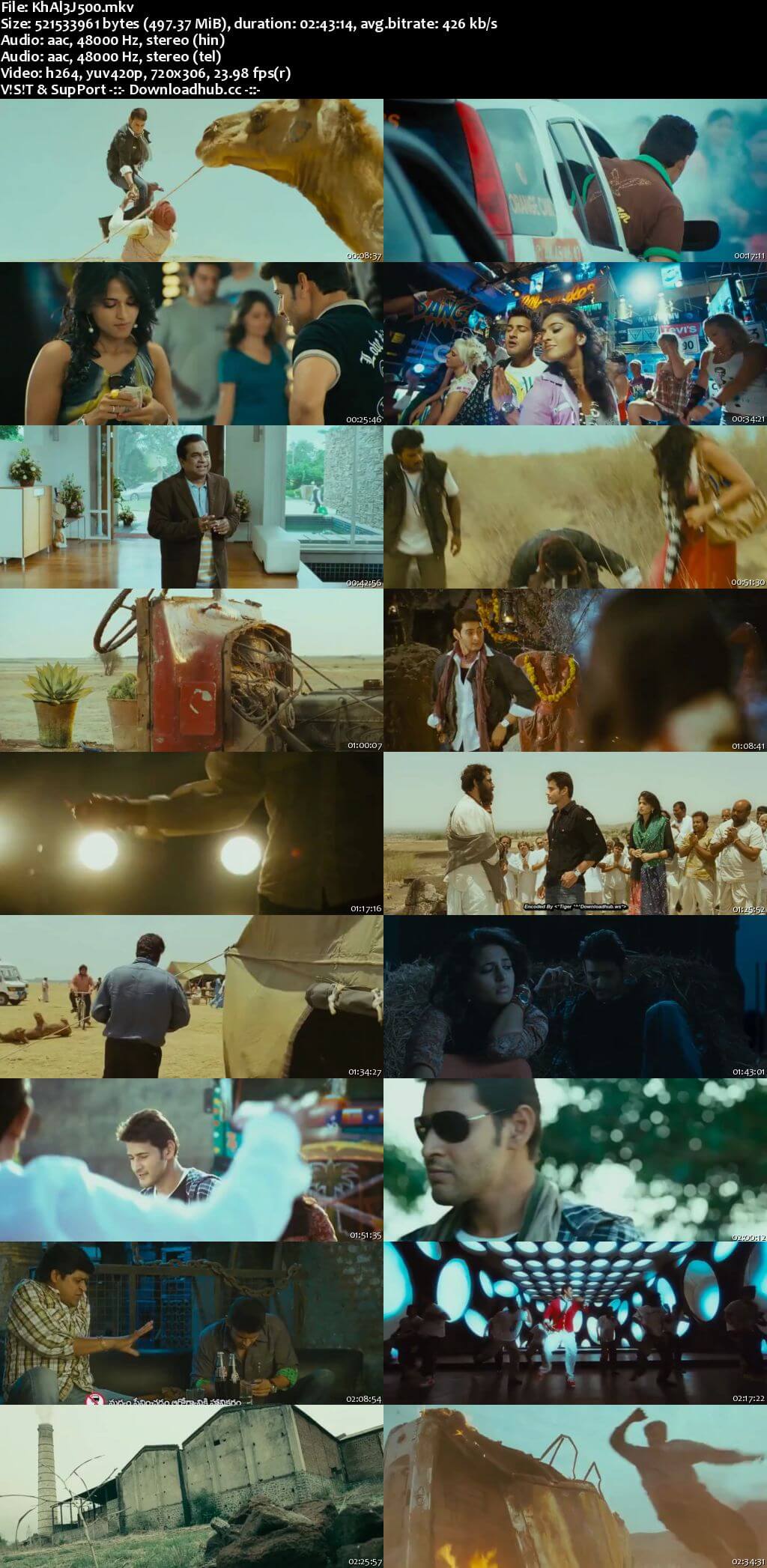 Khaleja 2010 Hindi Dual Audio 500MB UNCUT HDRip 480p ESubs