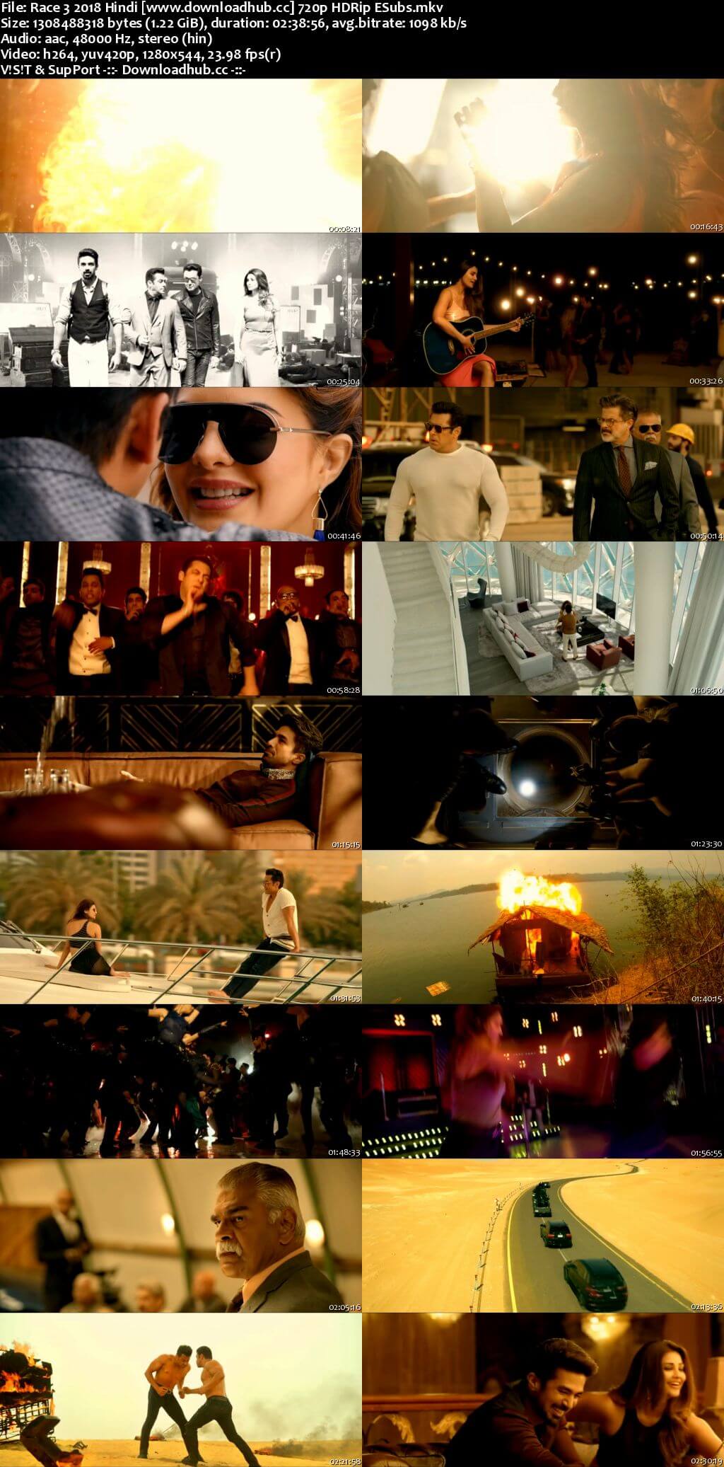 Race 3 2018 Hindi 720p HDRip ESubs