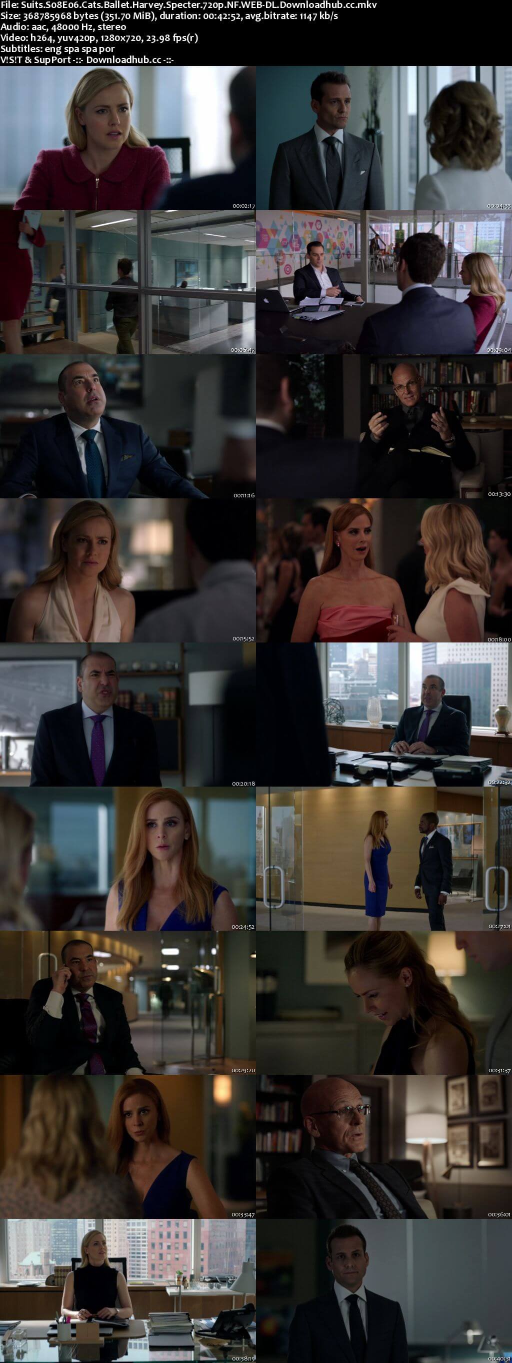 Suits S08E06 350MB Web-DL 720p x264 ESubs