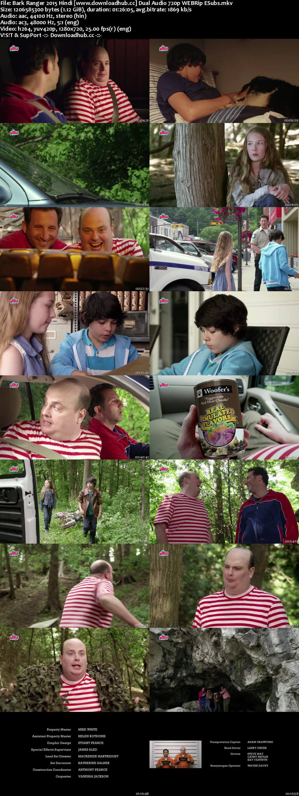 Bark Ranger 2015 Hindi Dual Audio 720p WEBRip ESubs Bark Ranger 2015 Hindi Dual Audio 720p WEBRip ESubs