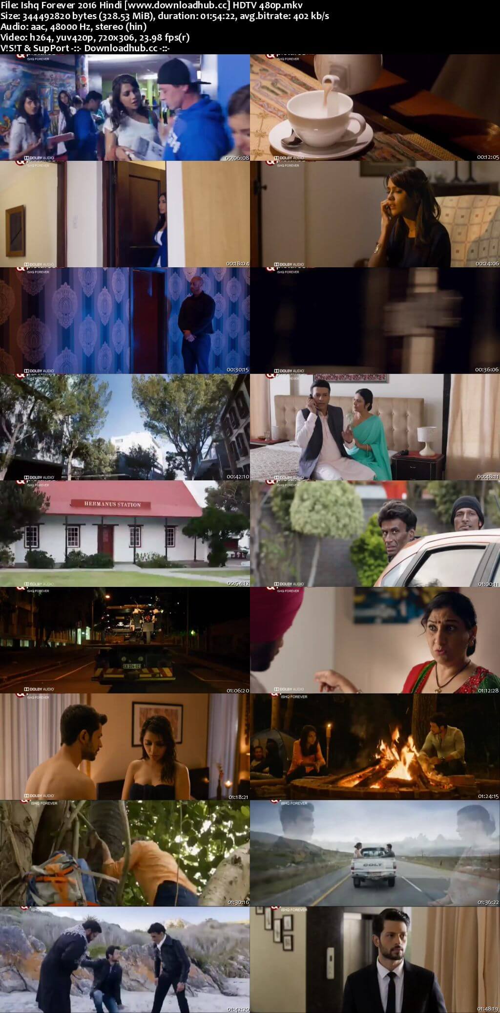 Ishq Forever 2016 Hindi 300MB HDTV 480p