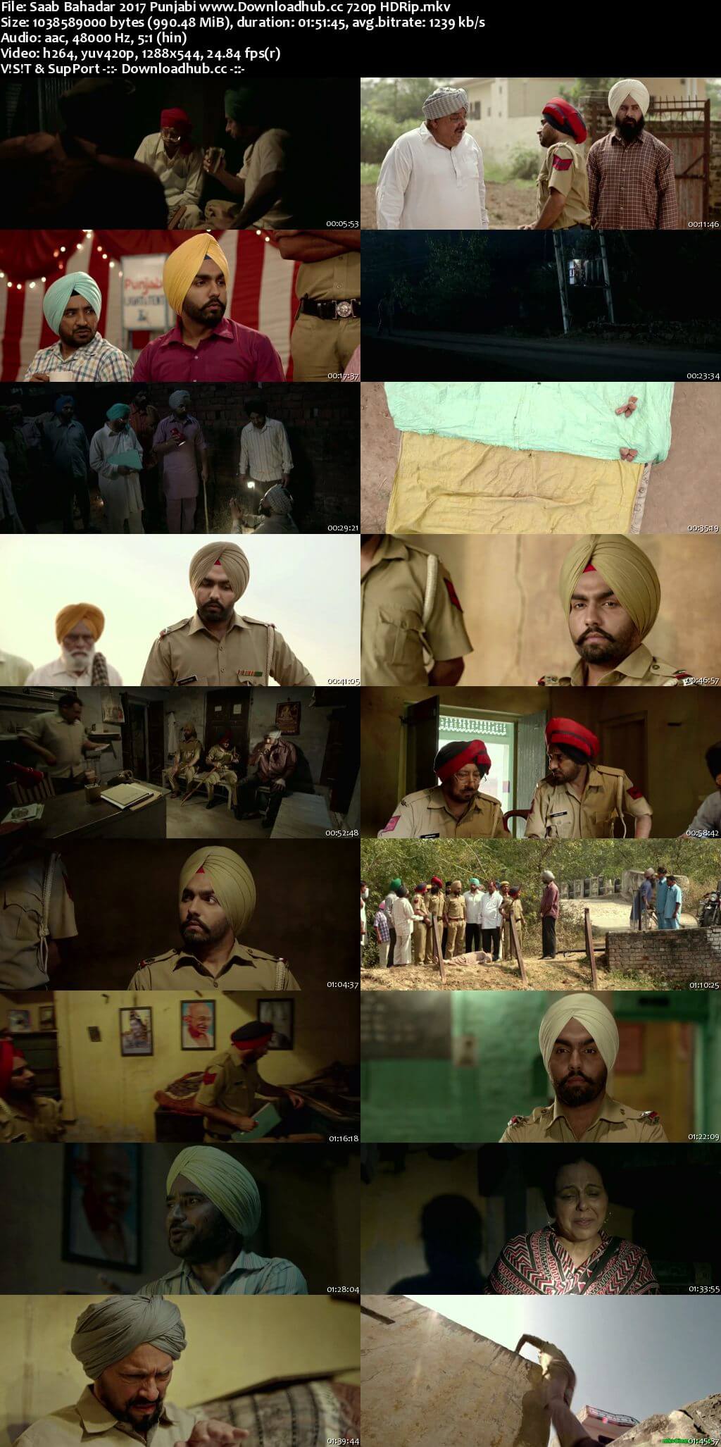 Saab Bahadar 2017 Punjabi 720p HDRip