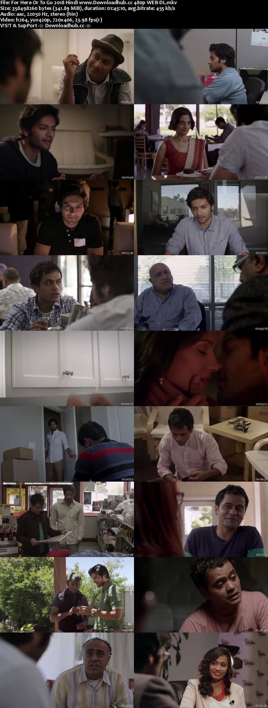 For Here or to Go 2018 Hindi 350MB HDRip 480p