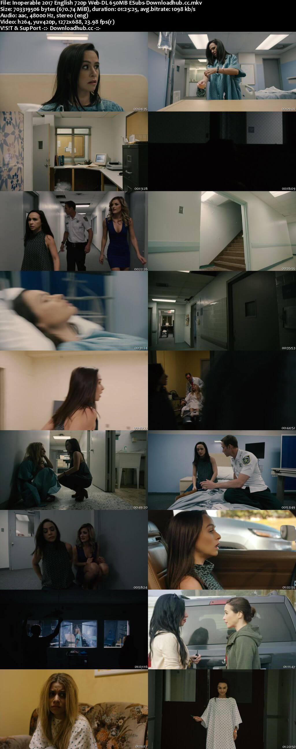 Inoperable 2017 English 720p Web-DL 650MB ESubs