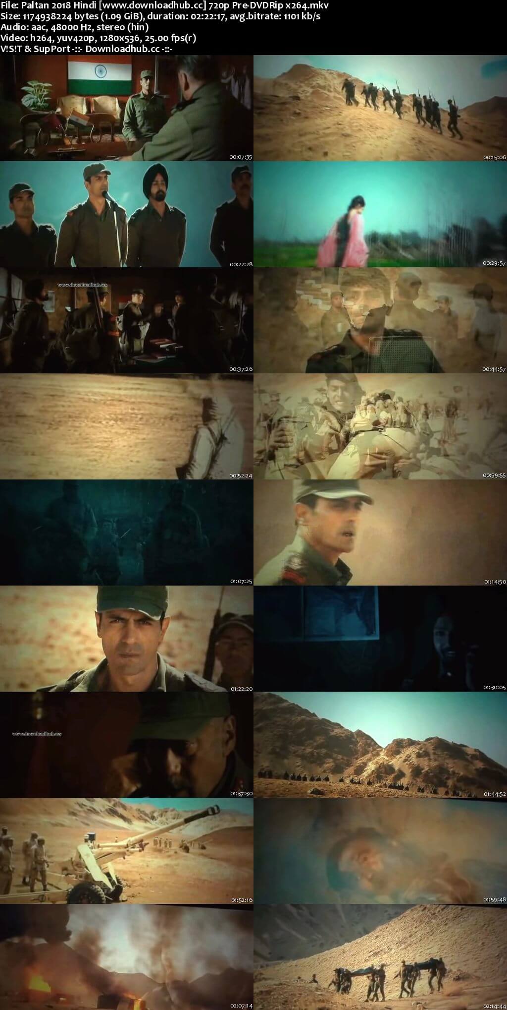 Paltan 2018 Hindi 720p Pre-DVDRip x264