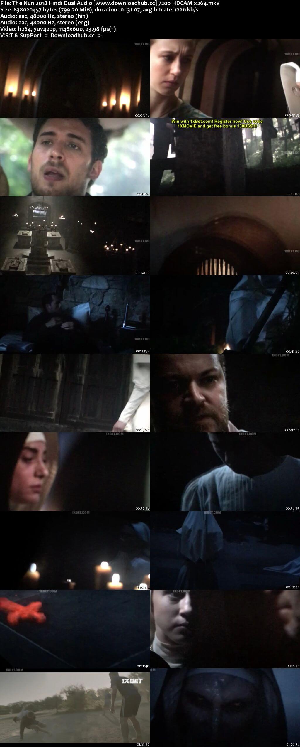 The Nun 2018 Hindi Dual Audio 720p HDCAM x264