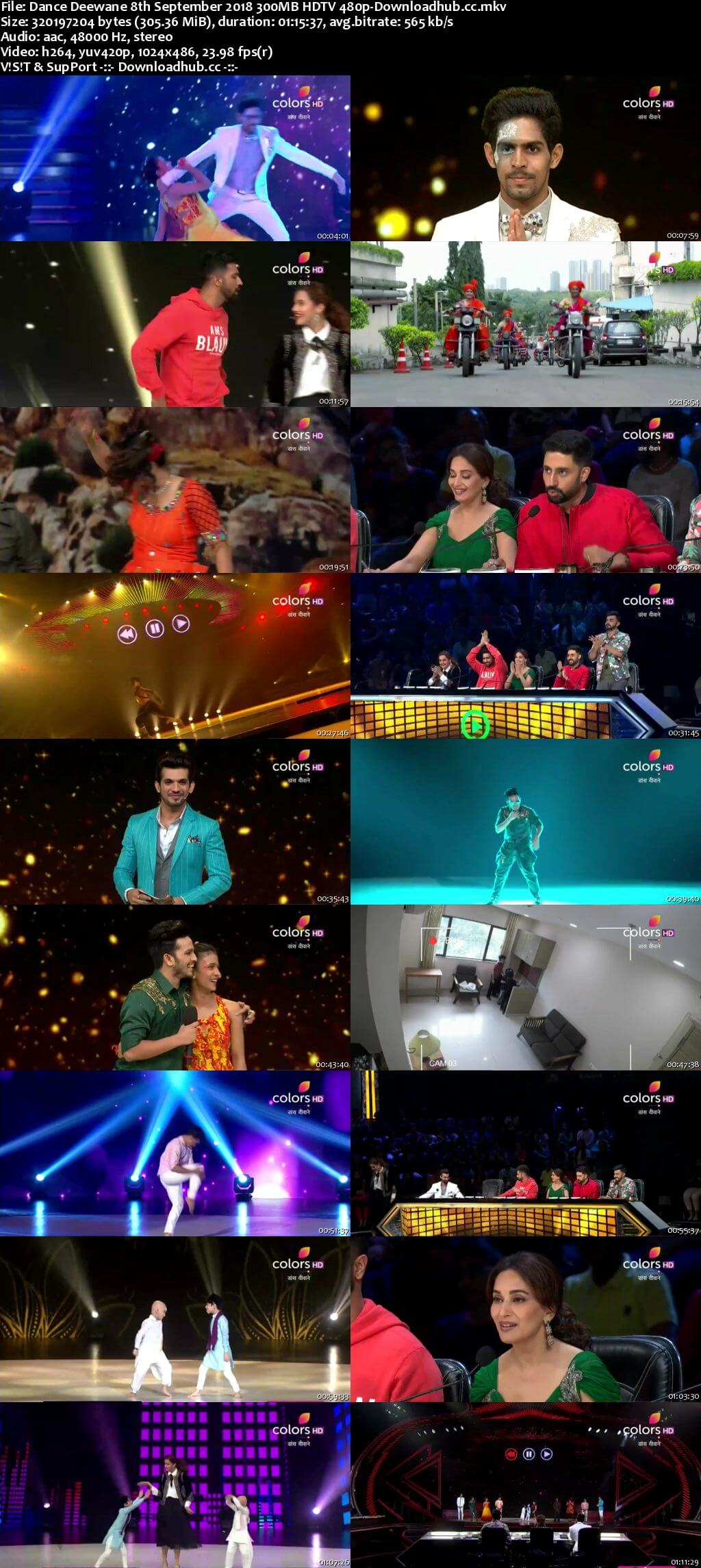 Dance Deewane 08 September 2018 Episode 28 HDTV 480p Dance Deewane 08 September 2018 Episode 28 HDTV 480p