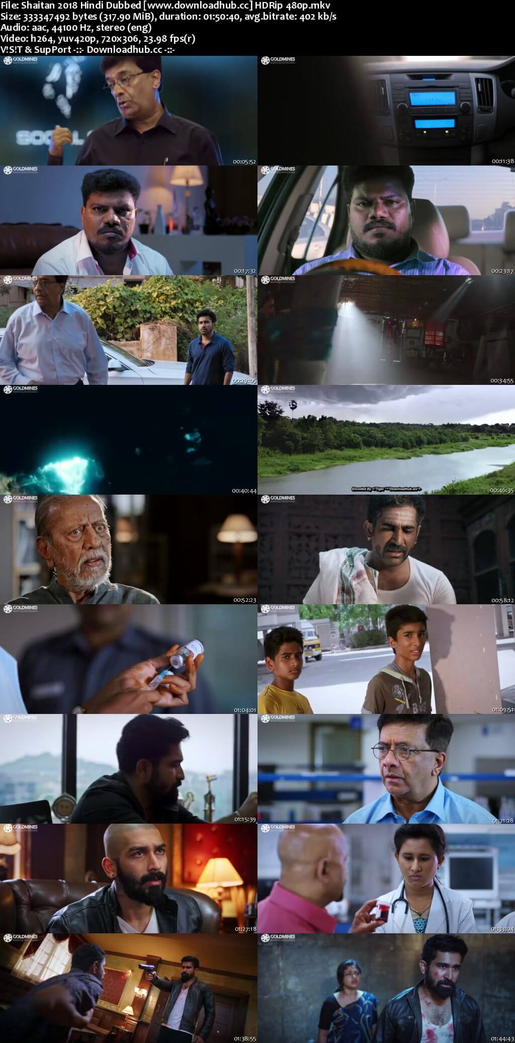 Shaitan 2018 Hindi Dubbed 300MB HDRip 480p