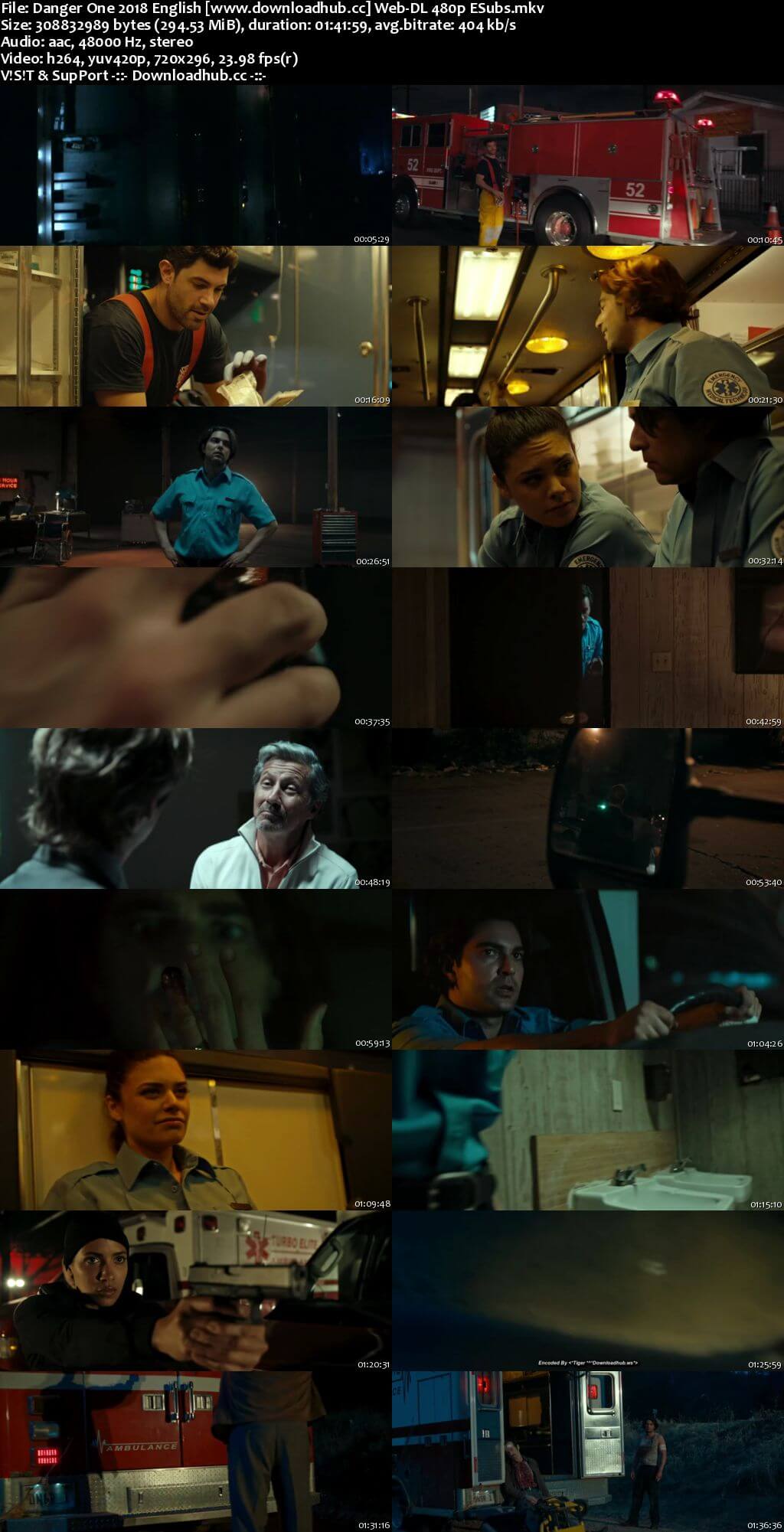 Danger One 2018 English 300MB Web-DL 480p ESubs
