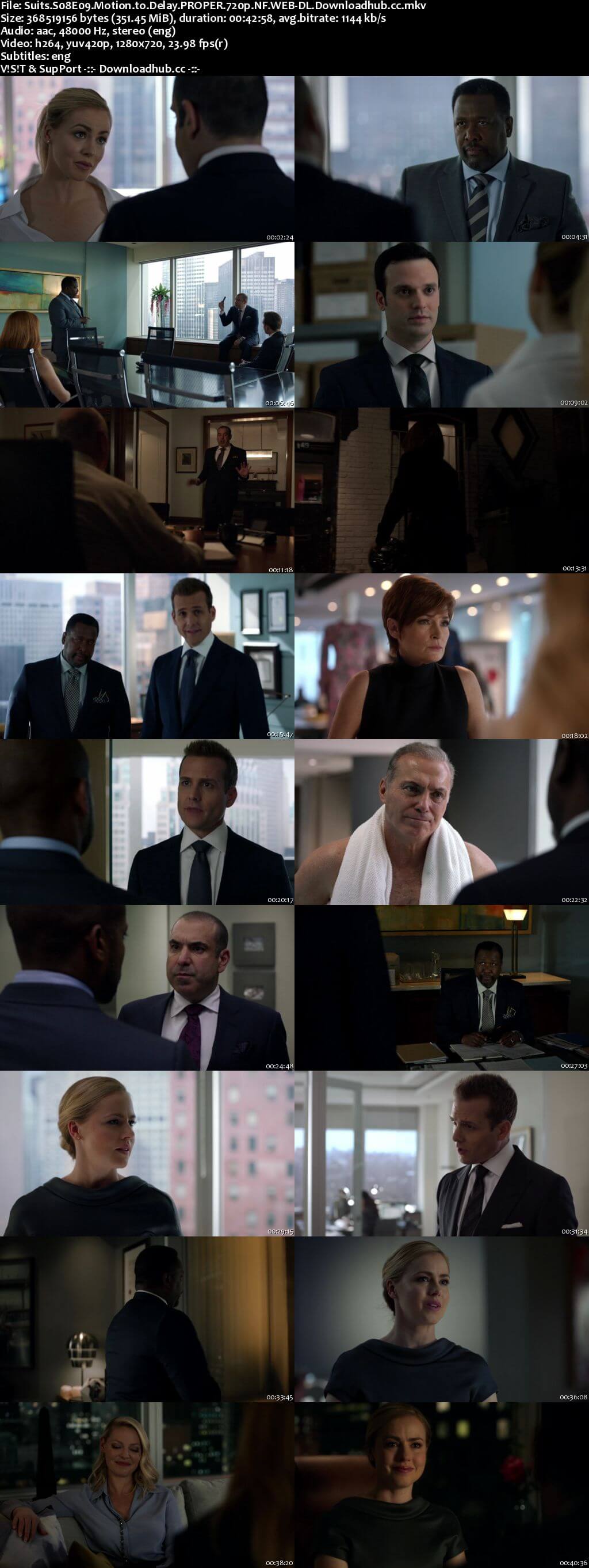 Suits S08E09 350MB Web-DL 720p x264 ESubs