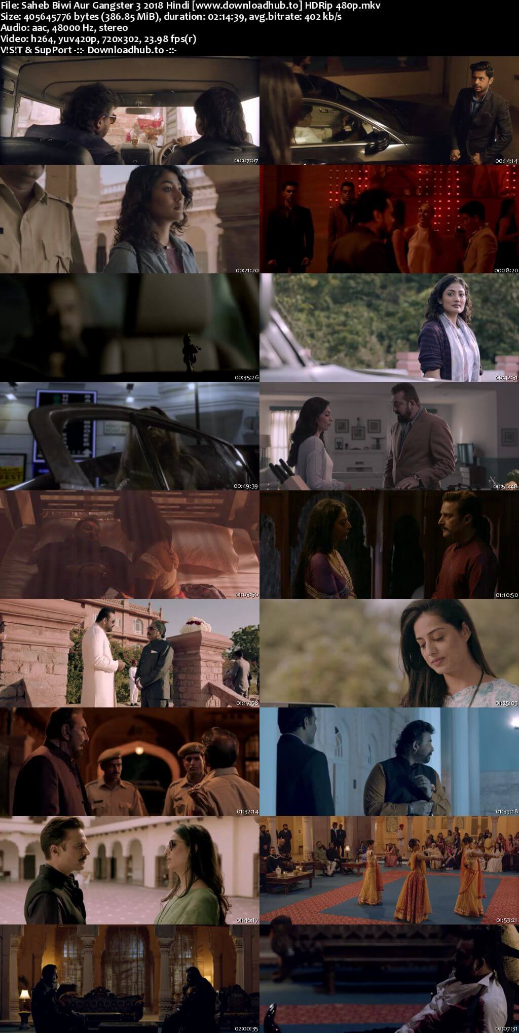 Saheb Biwi Aur Gangster 3 2018 Hindi 350MB HDRip 480p Saheb Biwi Aur Gangster 3 2018 Hindi 350MB HDRip 480p