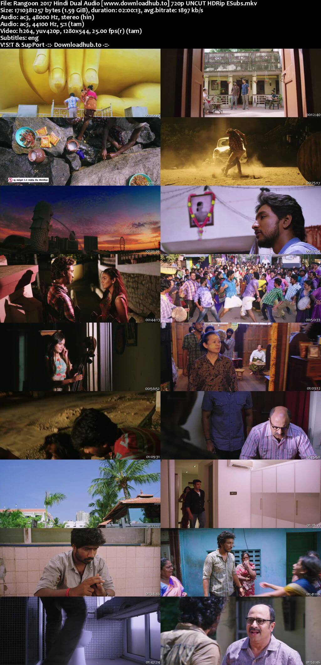 Rangoon 2017 Hindi Dual Audio 720p UNCUT HDRip ESubs