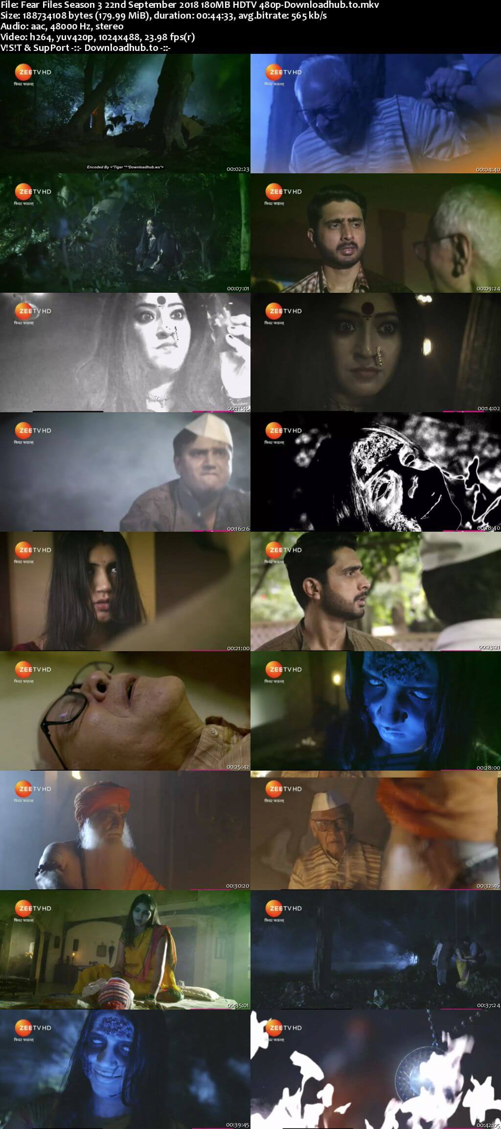 Fear Files Season 3 22nd September 2018 180MB HDTV 480p