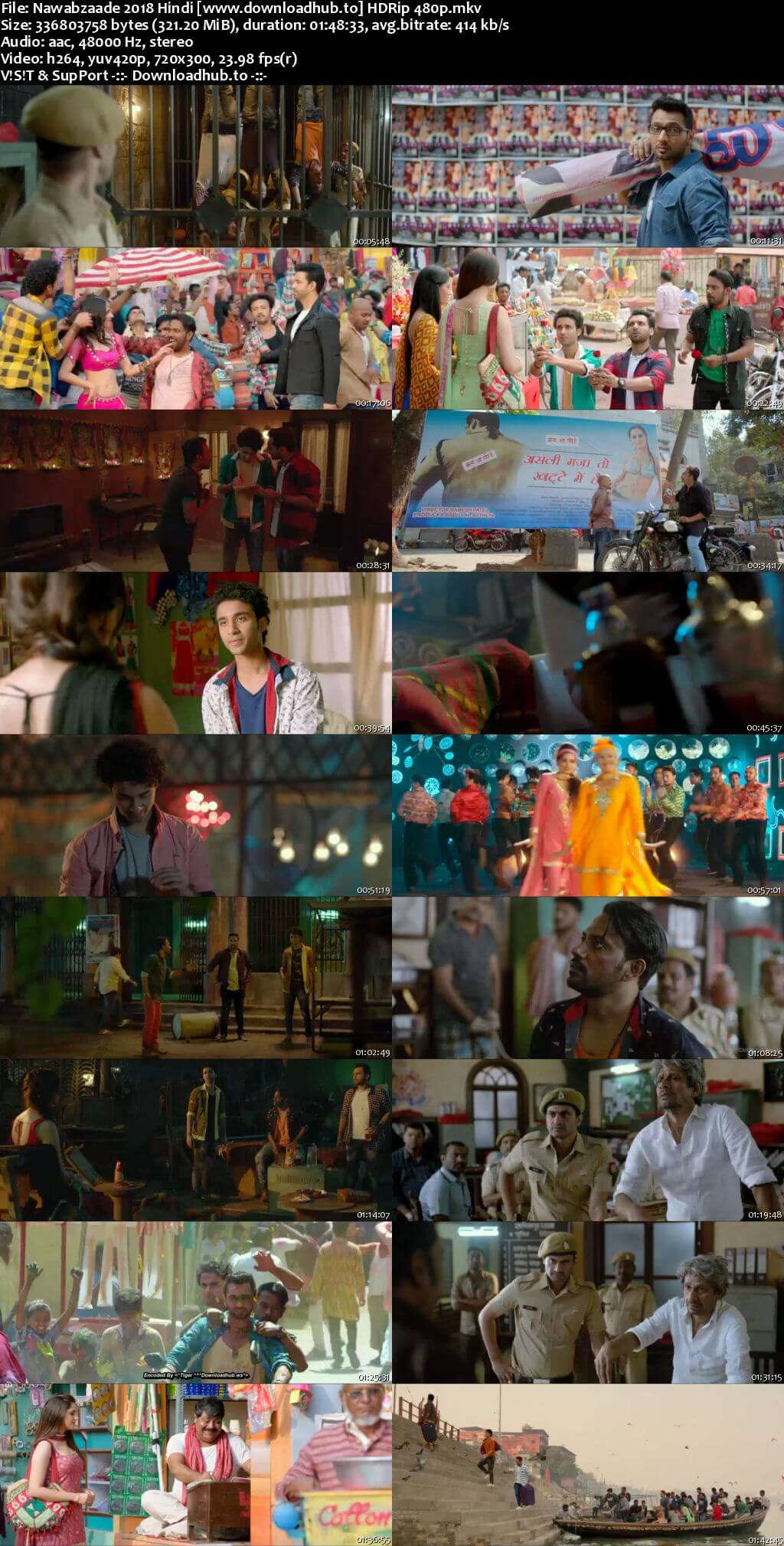 Nawabzaade 2018 Hindi 300MB HDRip 480p
