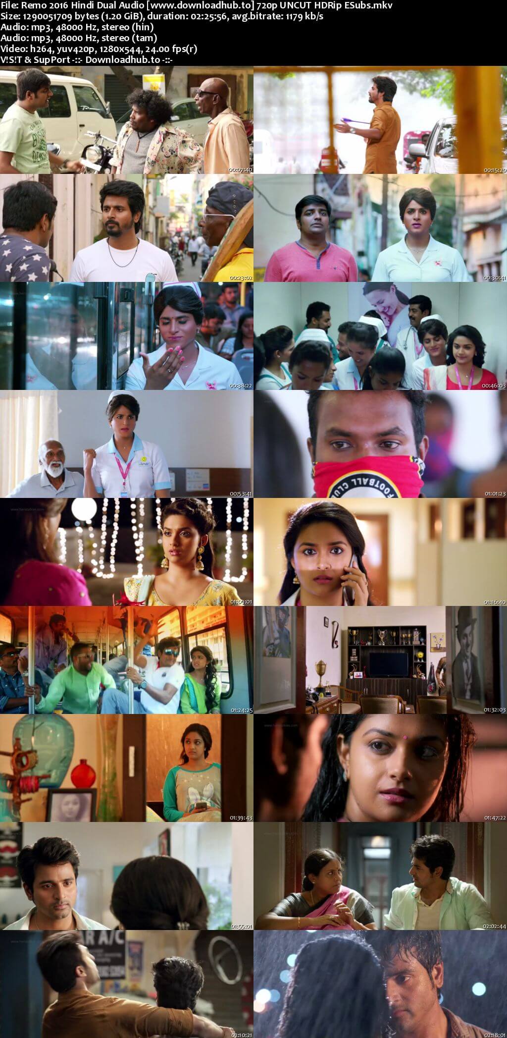 Remo 2016 Hindi Dual Audio 720p UNCUT HDRip ESubs