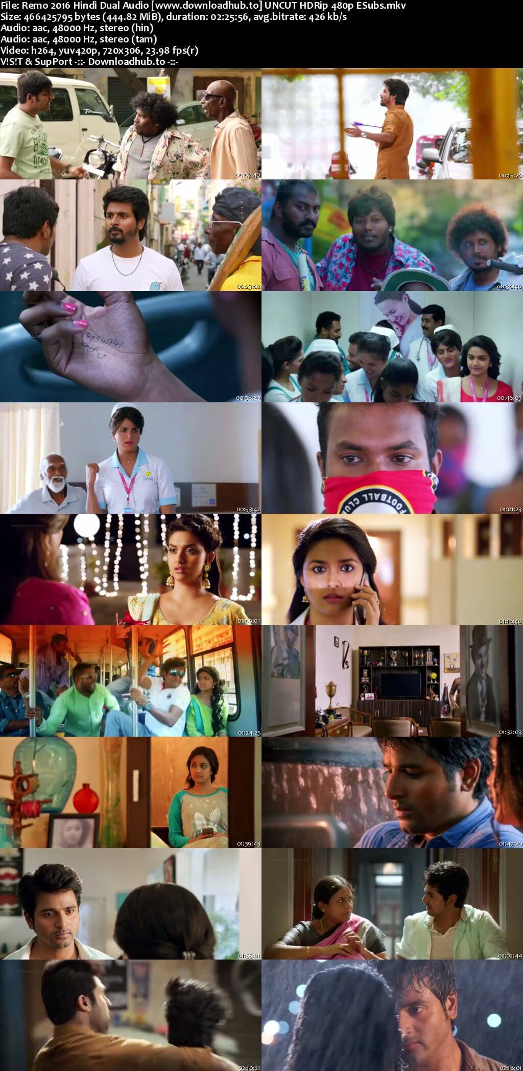 Remo 2016 Hindi Dual Audio 450MB UNCUT HDRip 480p ESubs Remo 2016 Hindi Dual Audio 450MB UNCUT HDRip 480p ESubs
