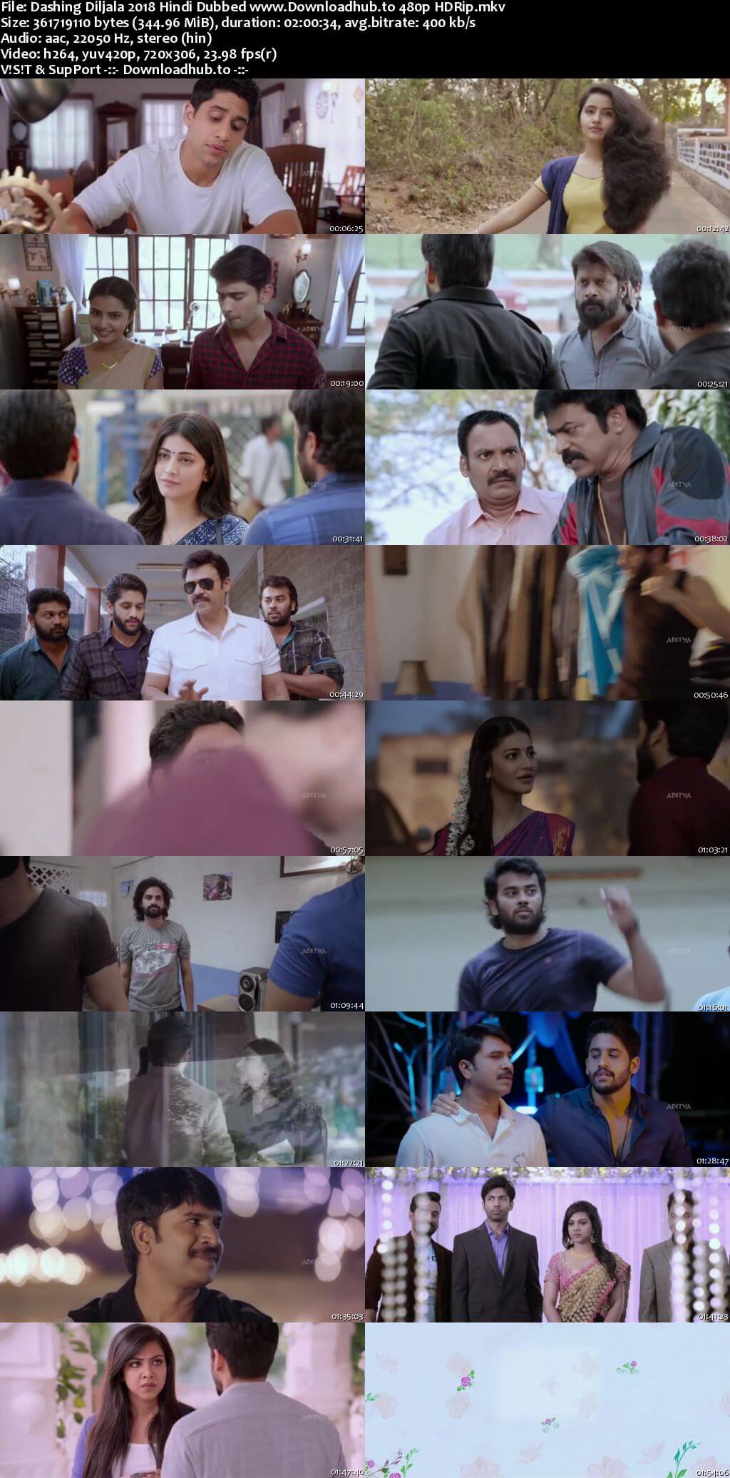 Dashing Diljale 2018 Hindi Dubbed 300MB HDRip 480p