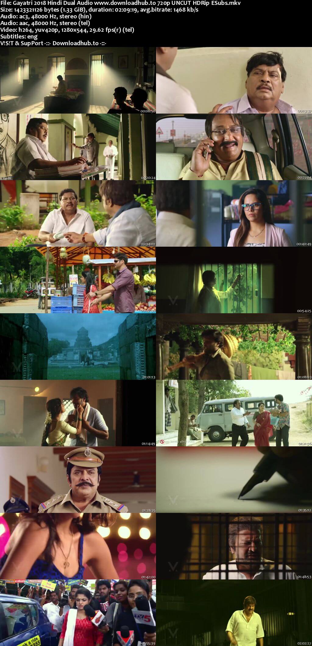 Gayatri 2018 Hindi Dual Audio 720p UNCUT HDRip ESubs