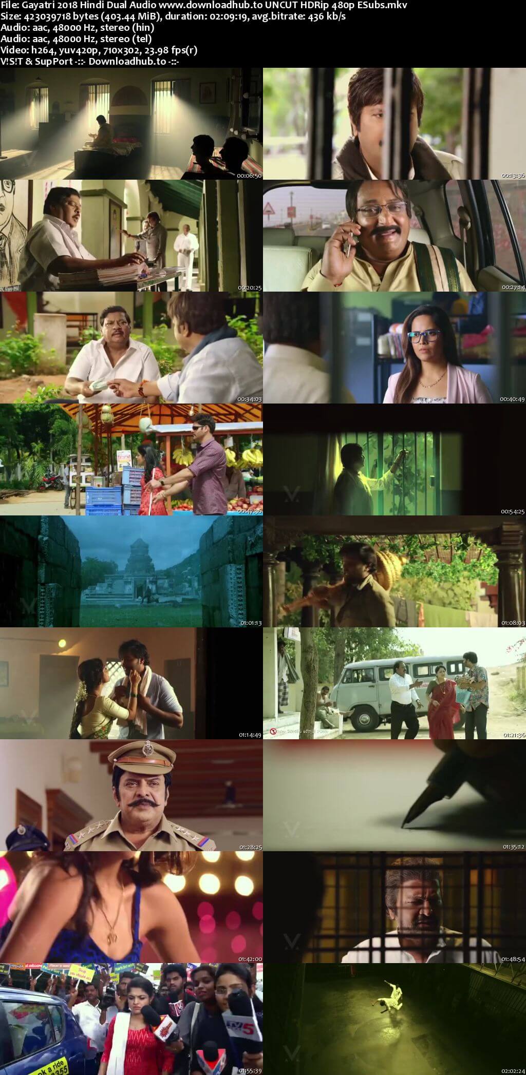Gayatri 2018 Hindi Dual Audio 400MB UNCUT HDRip 480p ESubs Gayatri 2018 Hindi Dual Audio 400MB UNCUT HDRip 480p ESubs