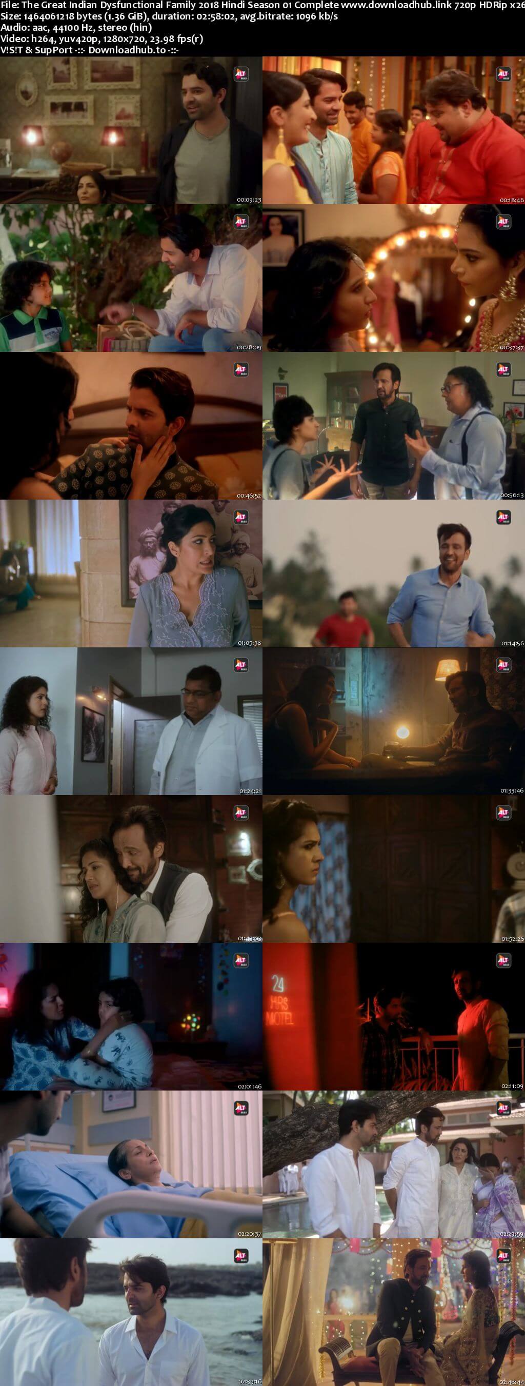 The Great Indian Dysfunctional Family 2018 Hindi Season 01 Complete 720p HDRip x264