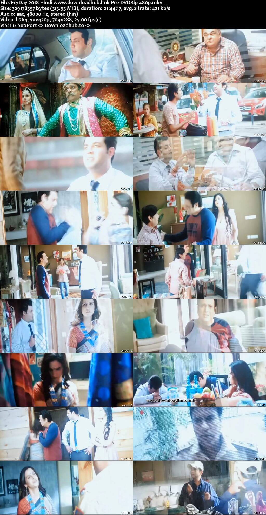FryDay 2018 Hindi 300MB Pre-DVDRip 480p