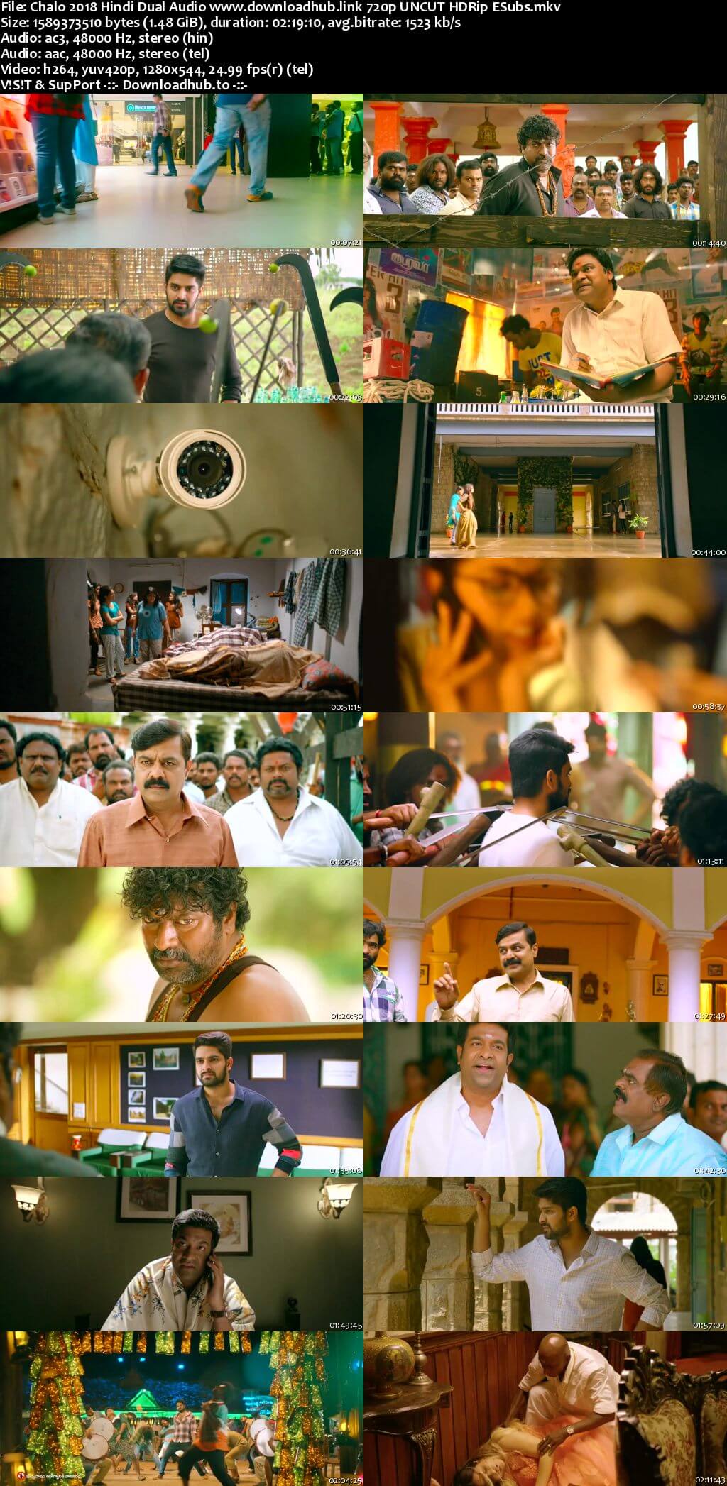 Chalo 2018 Hindi Dual Audio 720p UNCUT HDRip ESubs