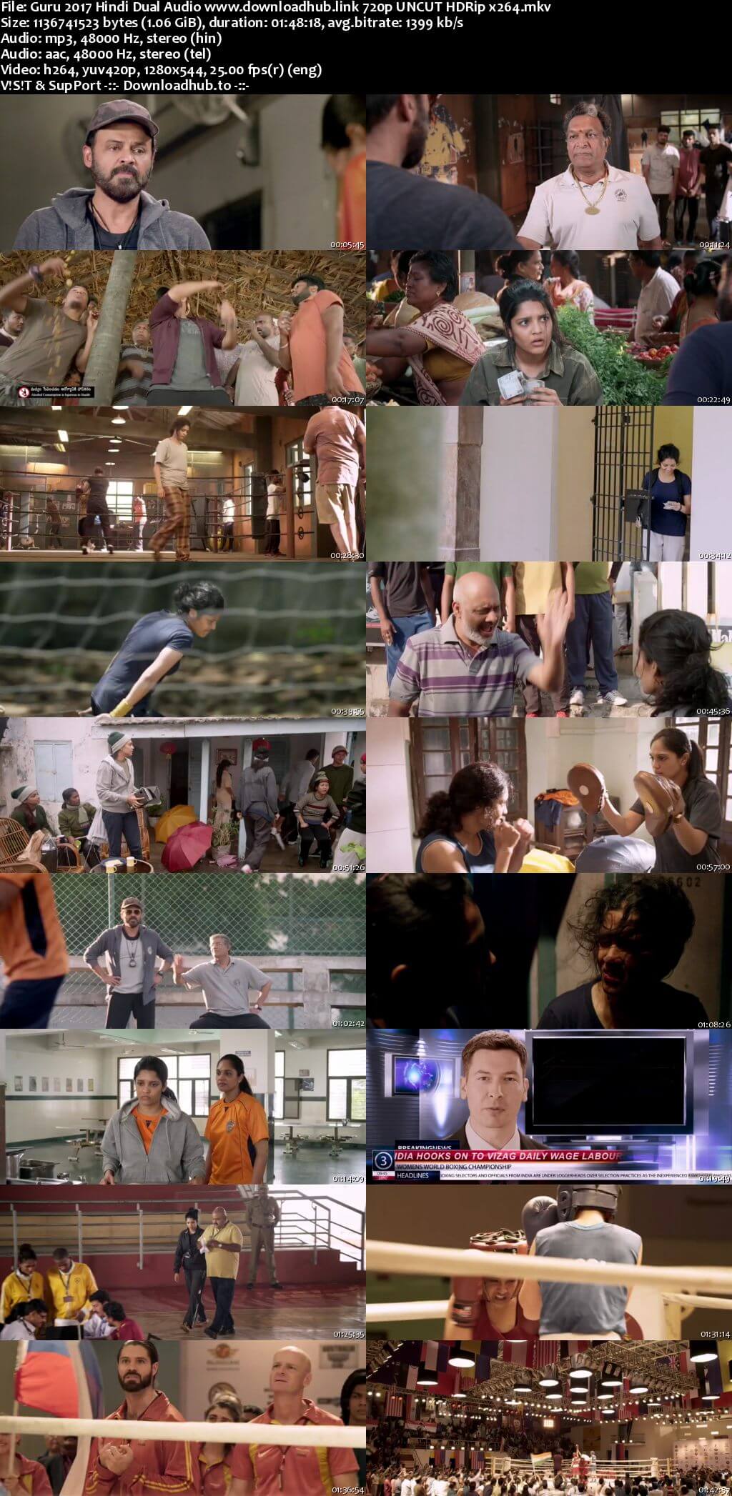 Guru 2017 Hindi Dual Audio 720p UNCUT HDRip x264