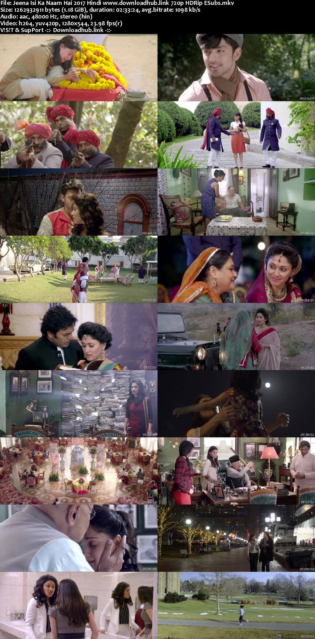 Jeena Isi Ka Naam Hai 2017 Hindi 720p HDRip ESubs