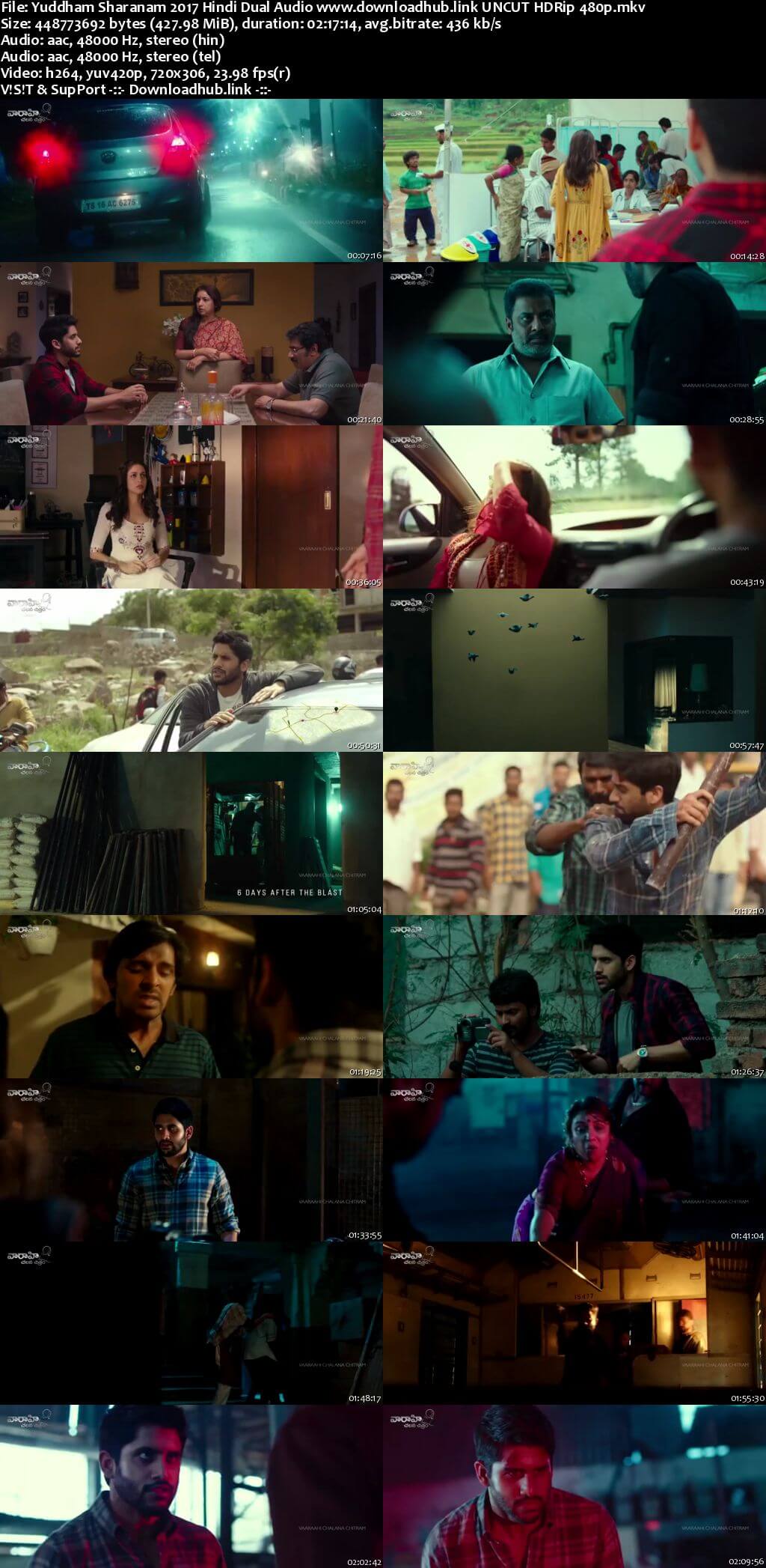 Yuddham Sharanam 2017 Hindi Dual Audio 400MB UNCUT HDRip 480p