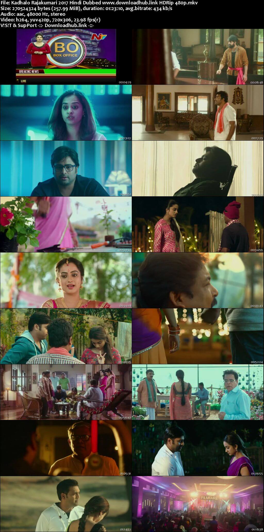 Kadhalo Rajakumari 2017 Hindi Dubbed 250MB HDRip 480p