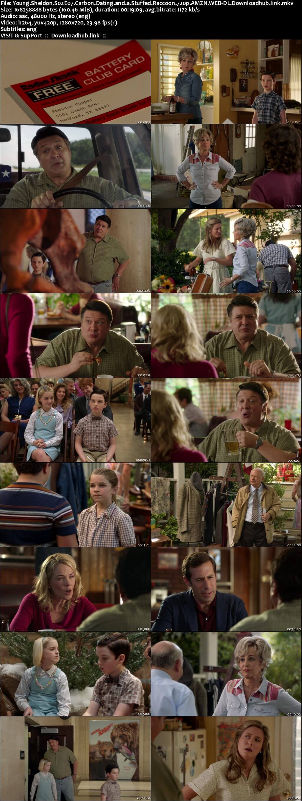 Young Sheldon S02E07 160MB AMZN WEB-DL 720p ESubs