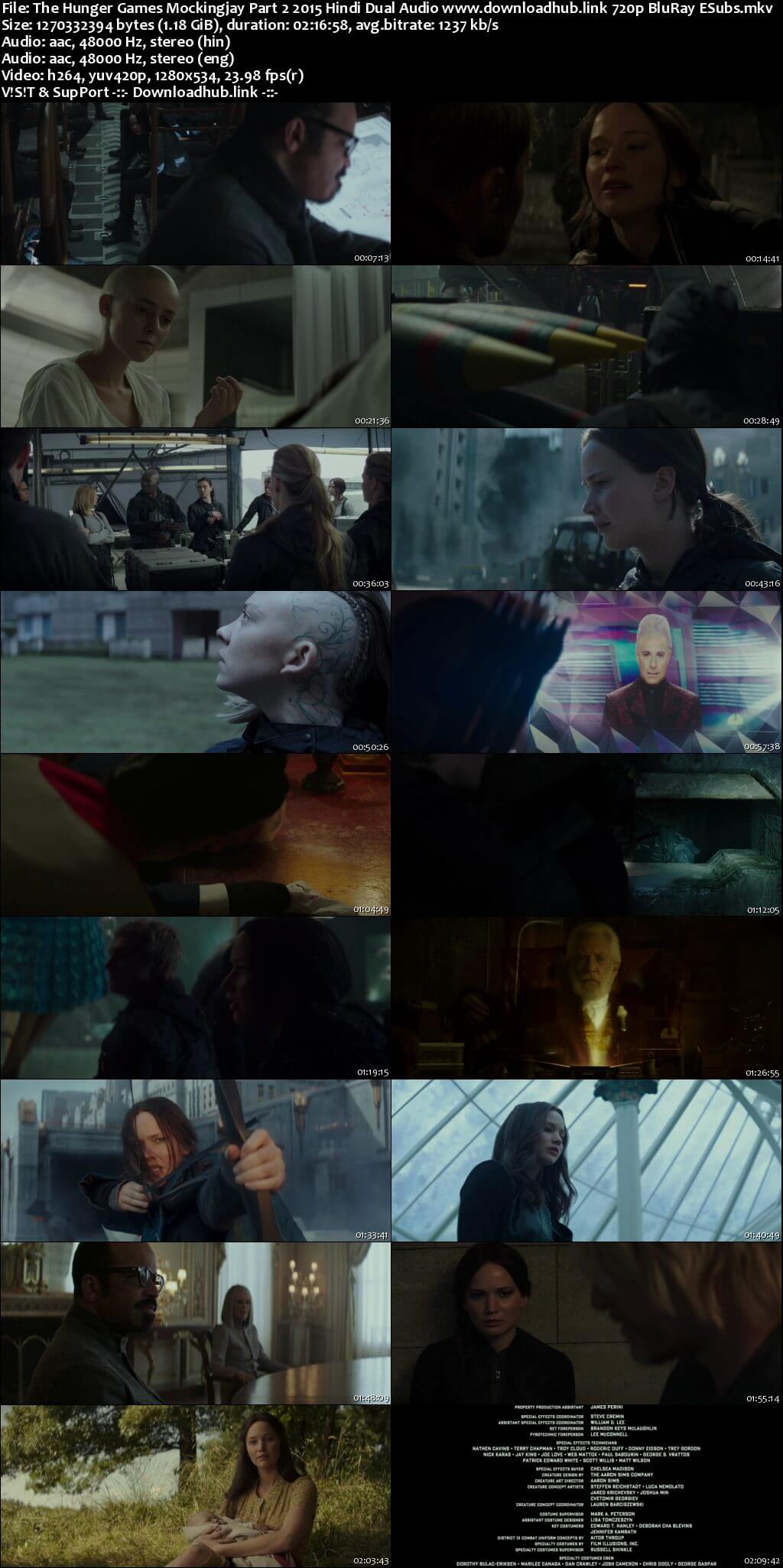 The Hunger Games Mockingjay Part 2 2015 Hindi Dual Audio 720p BluRay ESubs The Hunger Games Mockingjay Part 2 2015 Hindi Dual Audio 720p BluRay ESubs