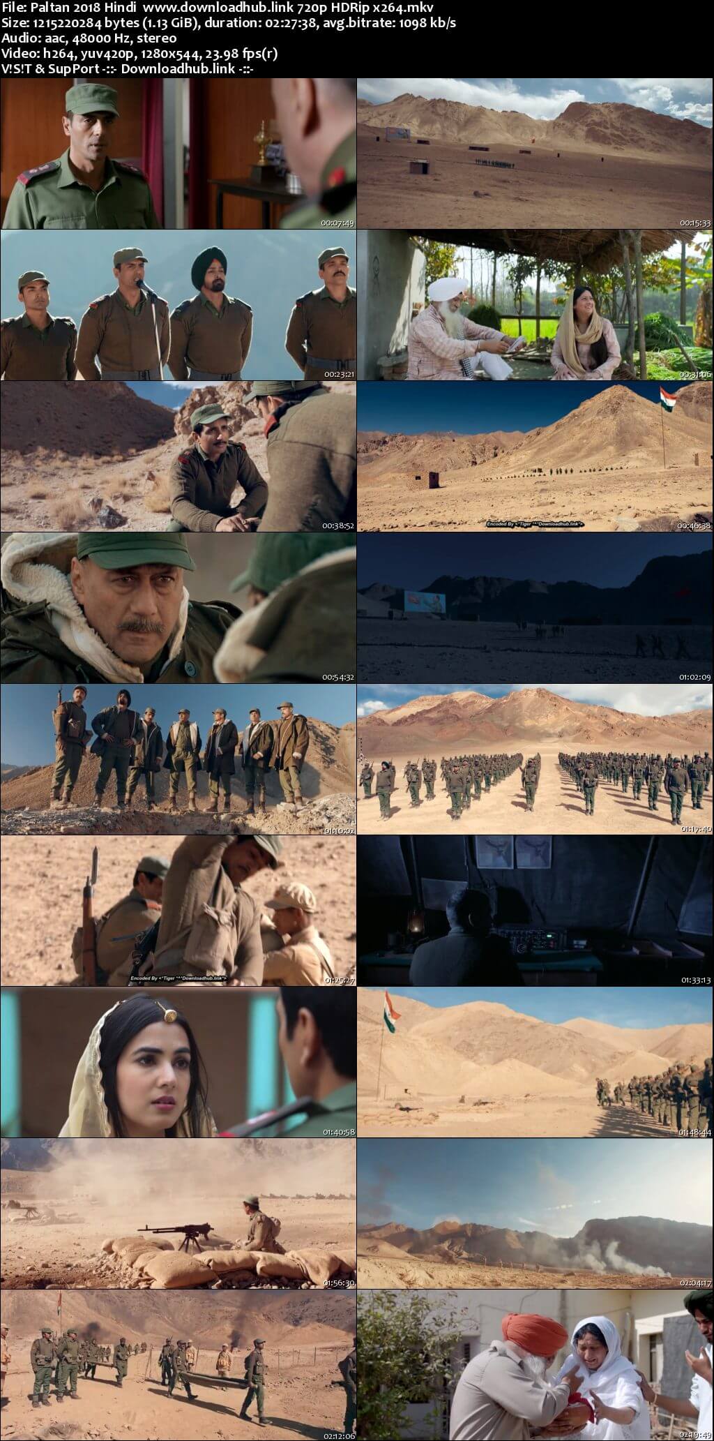 Paltan 2018 Hindi 720p HDRip x264