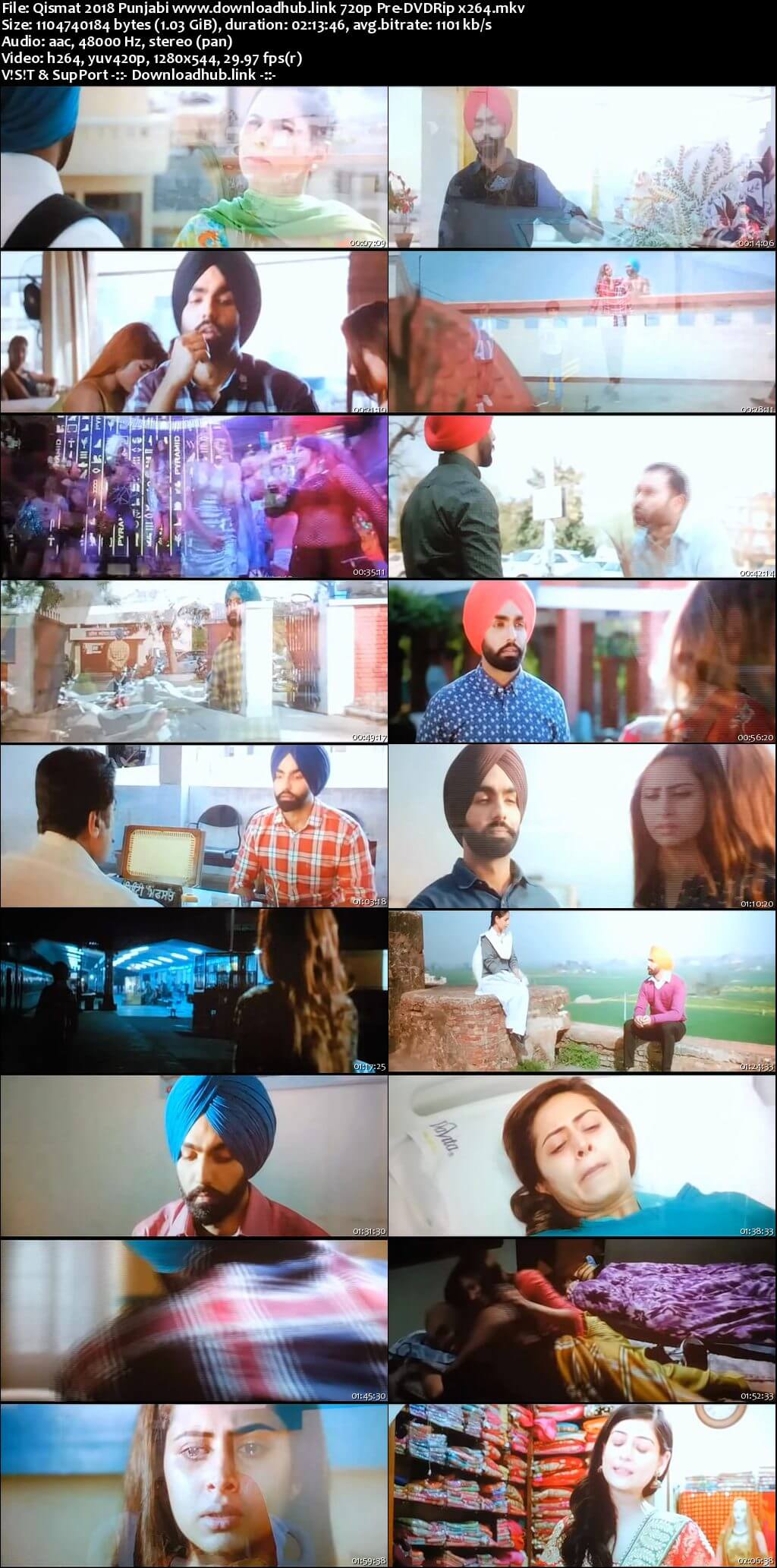 Qismat 2018 Punjabi 720p Pre-DVDRip x264