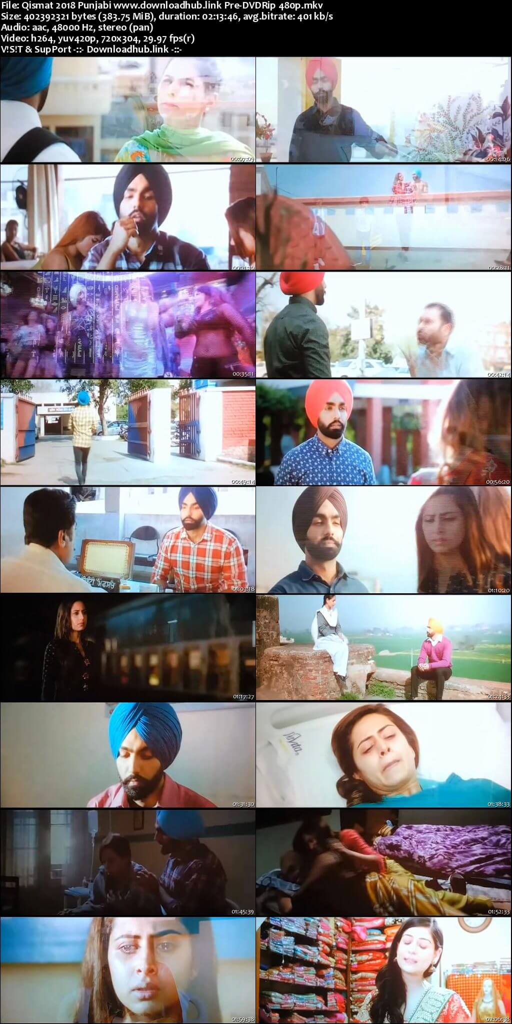 Qismat 2018 Punjabi 350MB Pre-DVDRip 480p