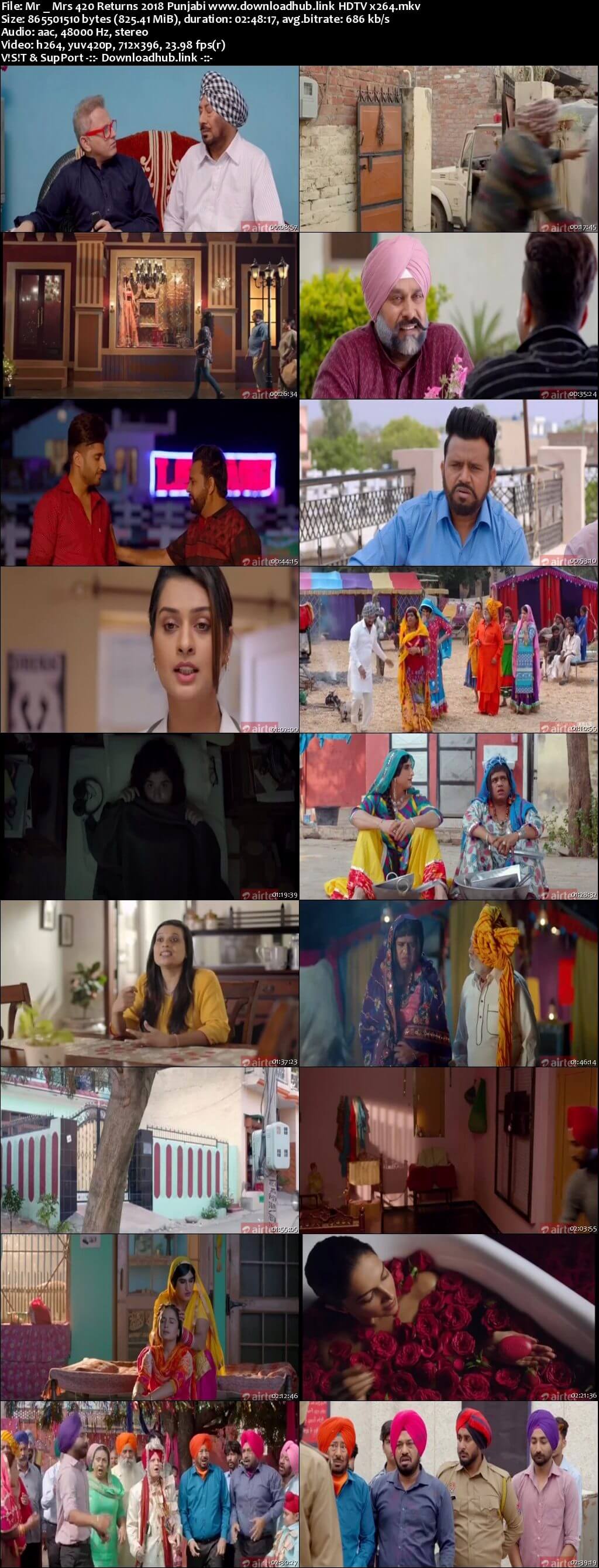 Mr & Mrs 420 Returns 2018 Punjabi 800MB HDTV x264