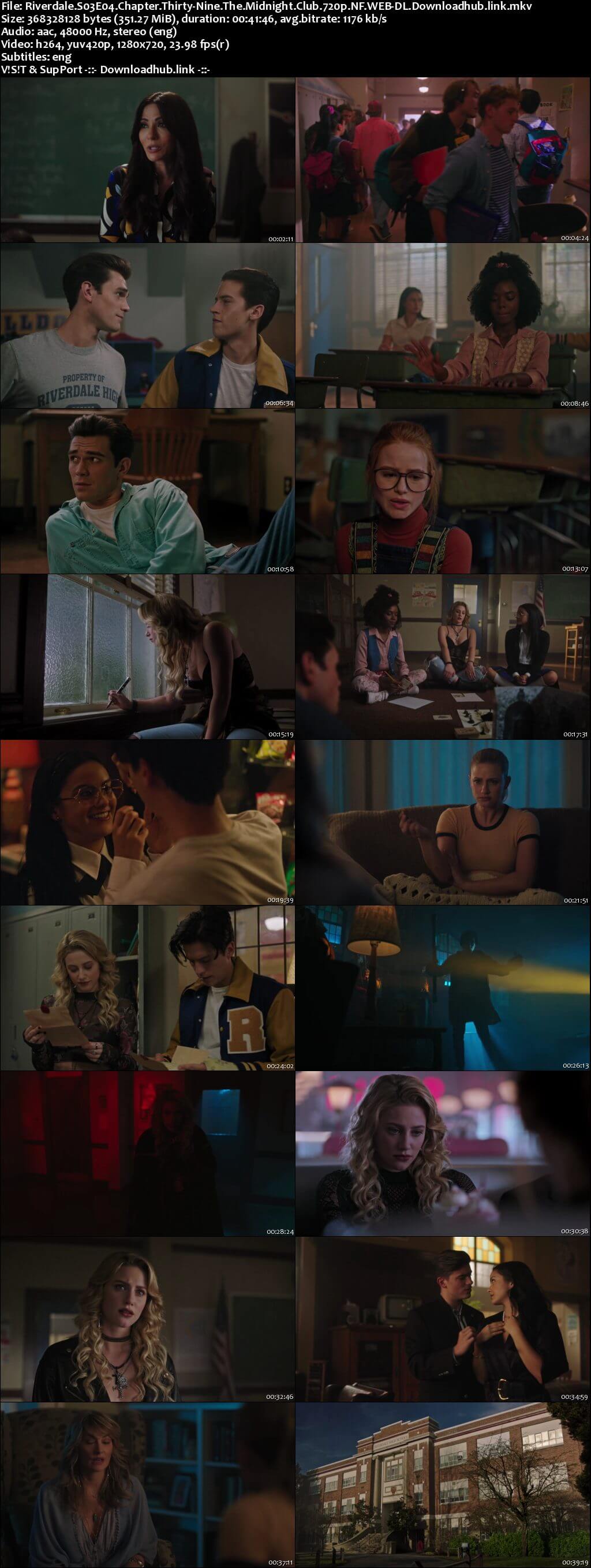 Riverdale S03E04 350MB AMZN WEB-DL 720p ESubs