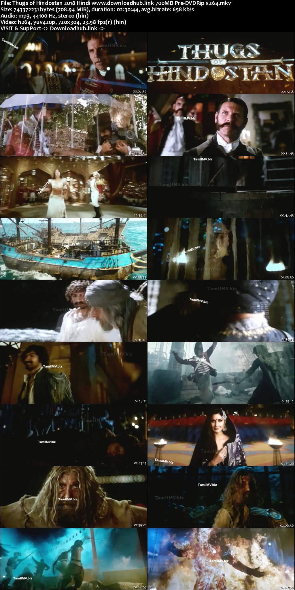 Thugs of Hindostan 2018 Hindi 720p Pre-DVDRip x264