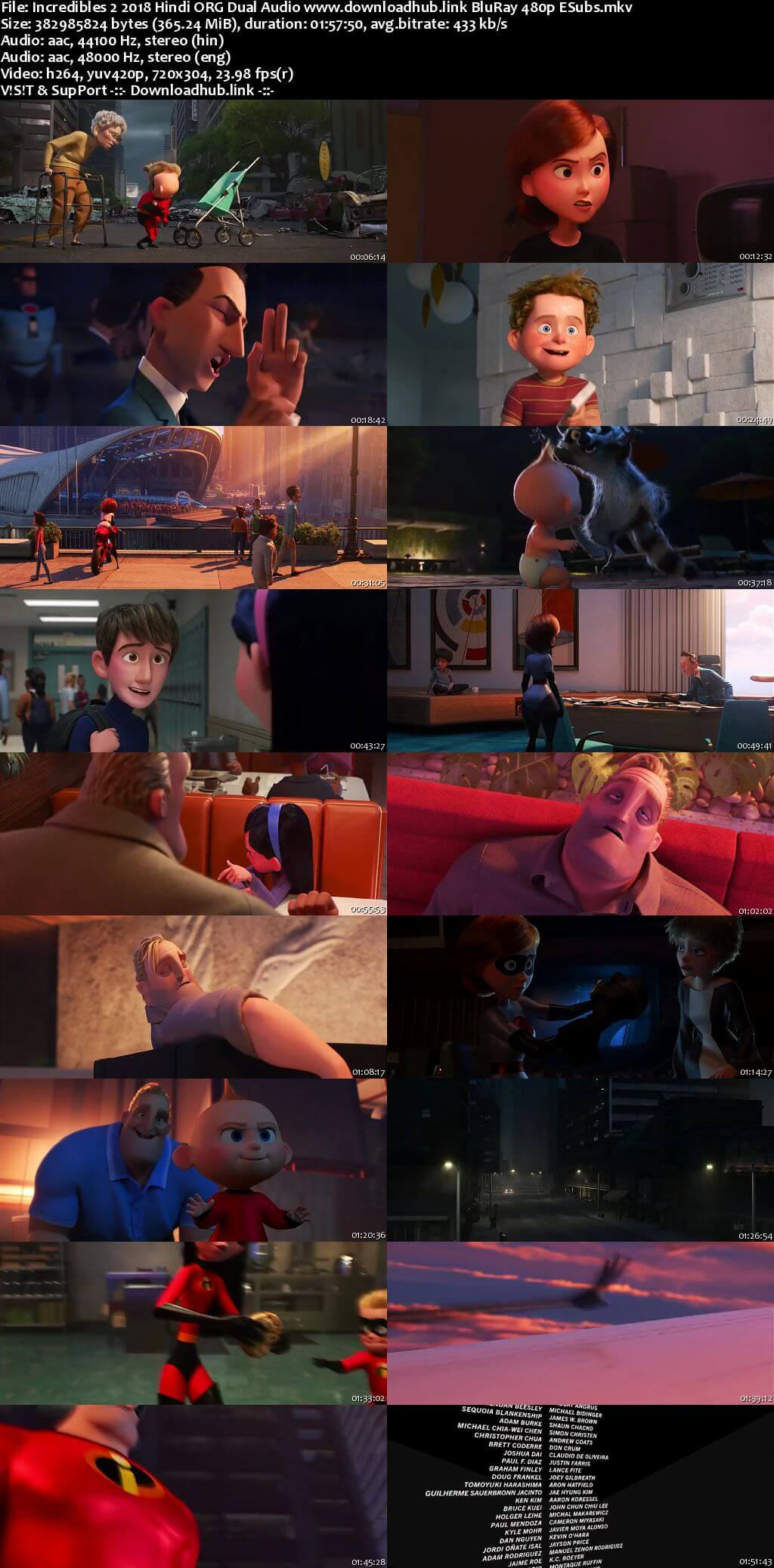 Incredibles 2 2018 Hindi ORG Dual Audio 350MB BluRay 480p ESubs Incredibles 2 2018 Hindi ORG Dual Audio 350MB BluRay 480p ESubs